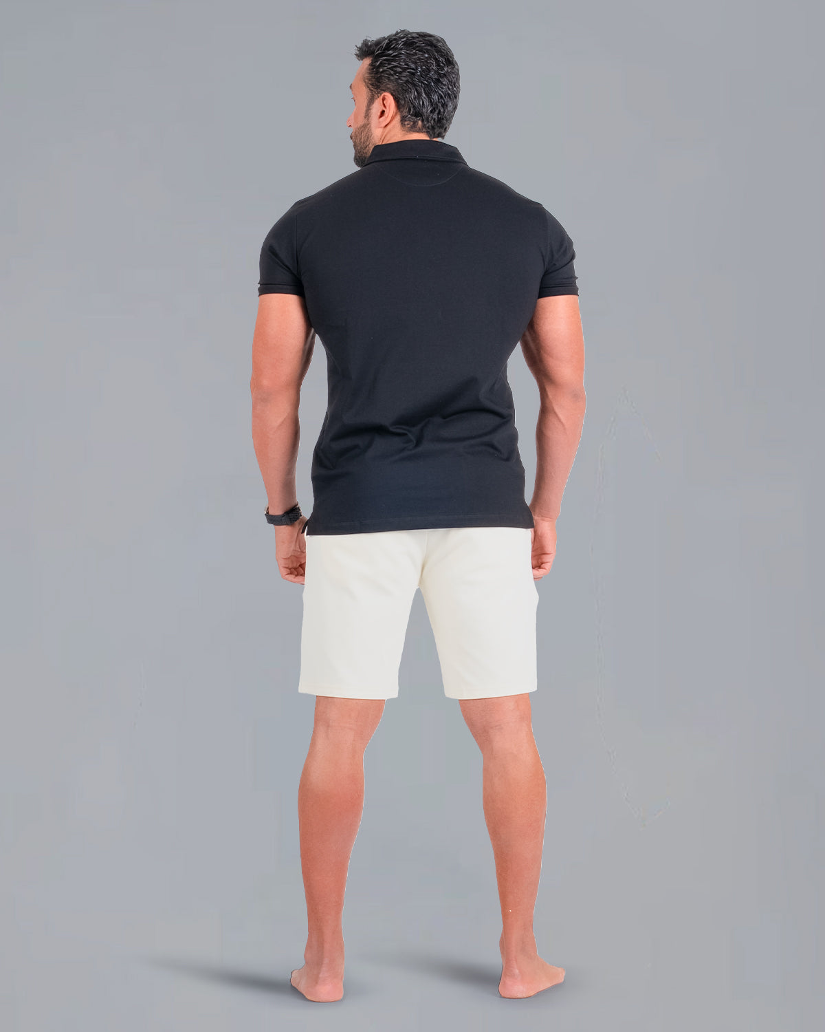 Tri-Lux Zipper Shorts - Ivory - S - TRIMODE