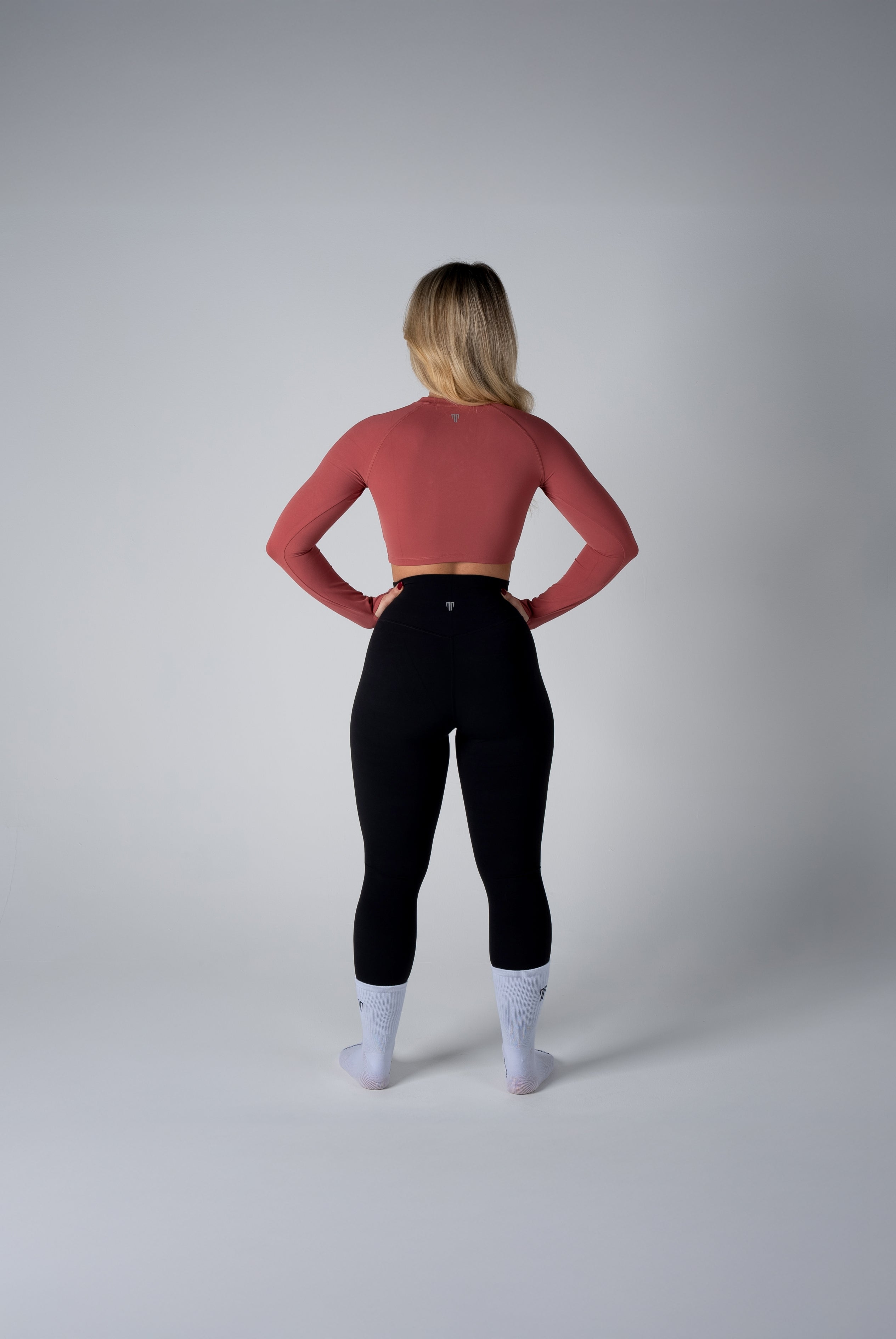 Tri-Active Crop Long Sleeve - Redwood - XS - TRIMODE