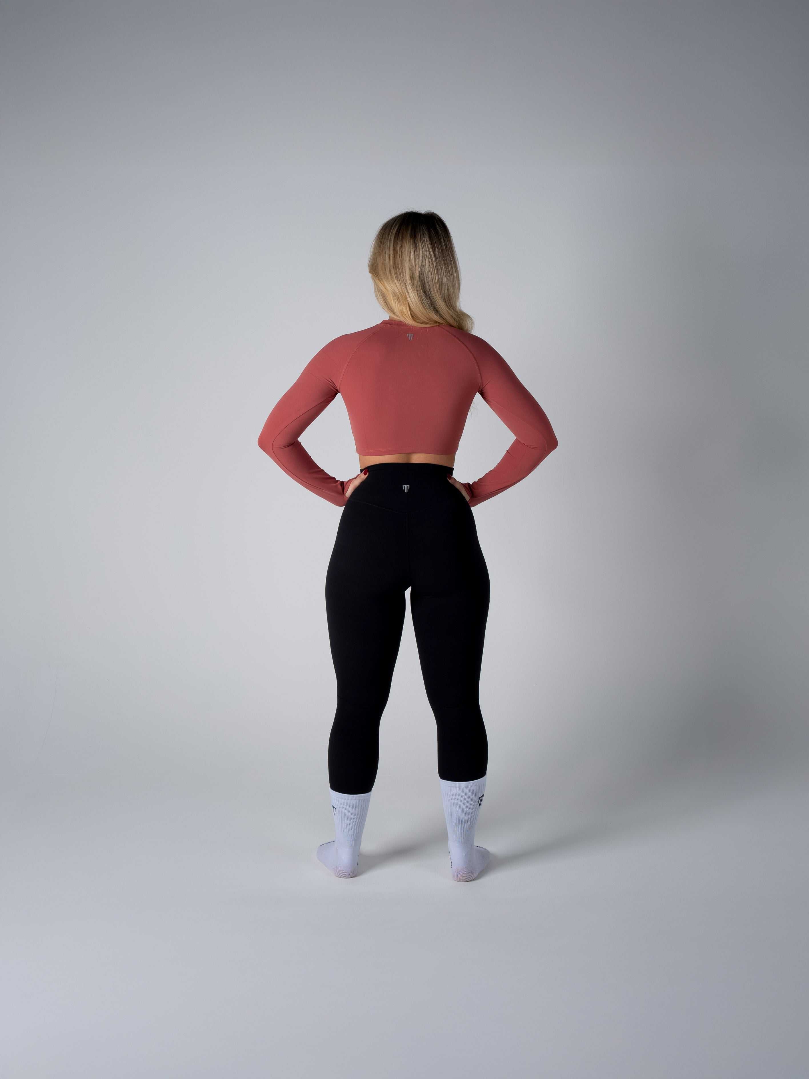 Tri-Active Crop Long Sleeve - Redwood - XS - TRIMODE