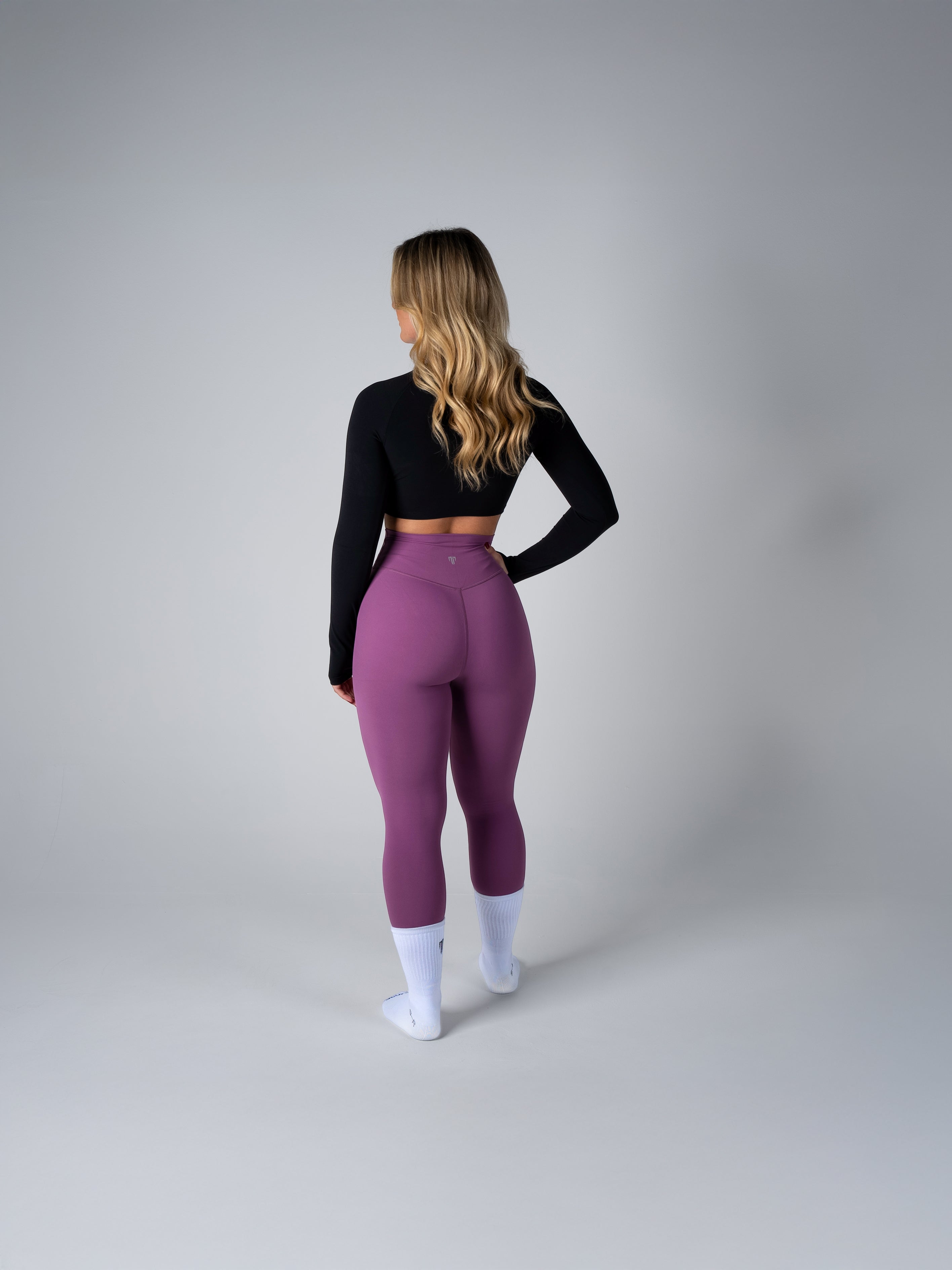 Tri-Active Crop Long Sleeve - Black - XS - TRIMODE