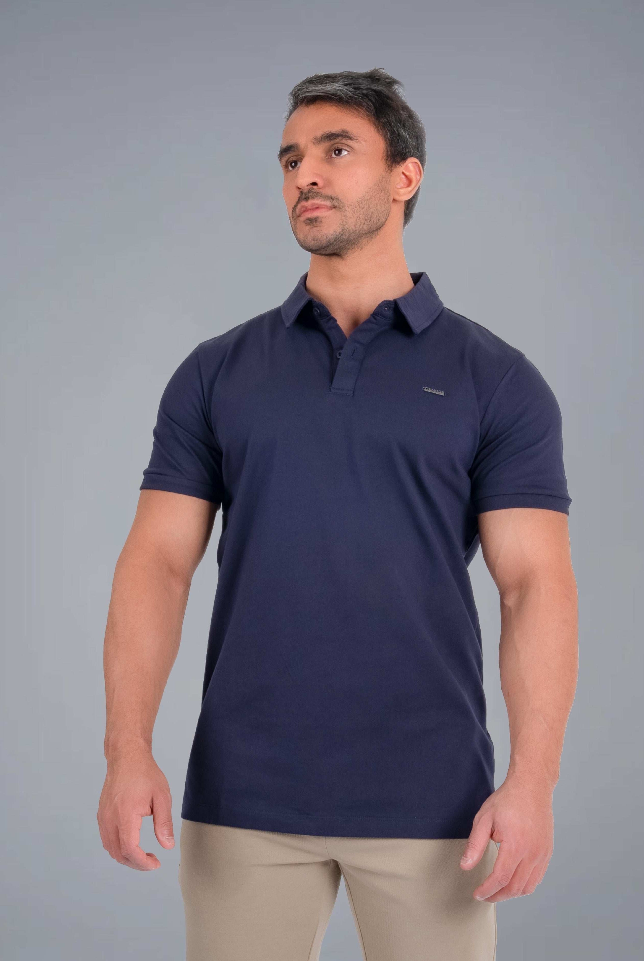 Tri-Ice Polo - Navy Blue