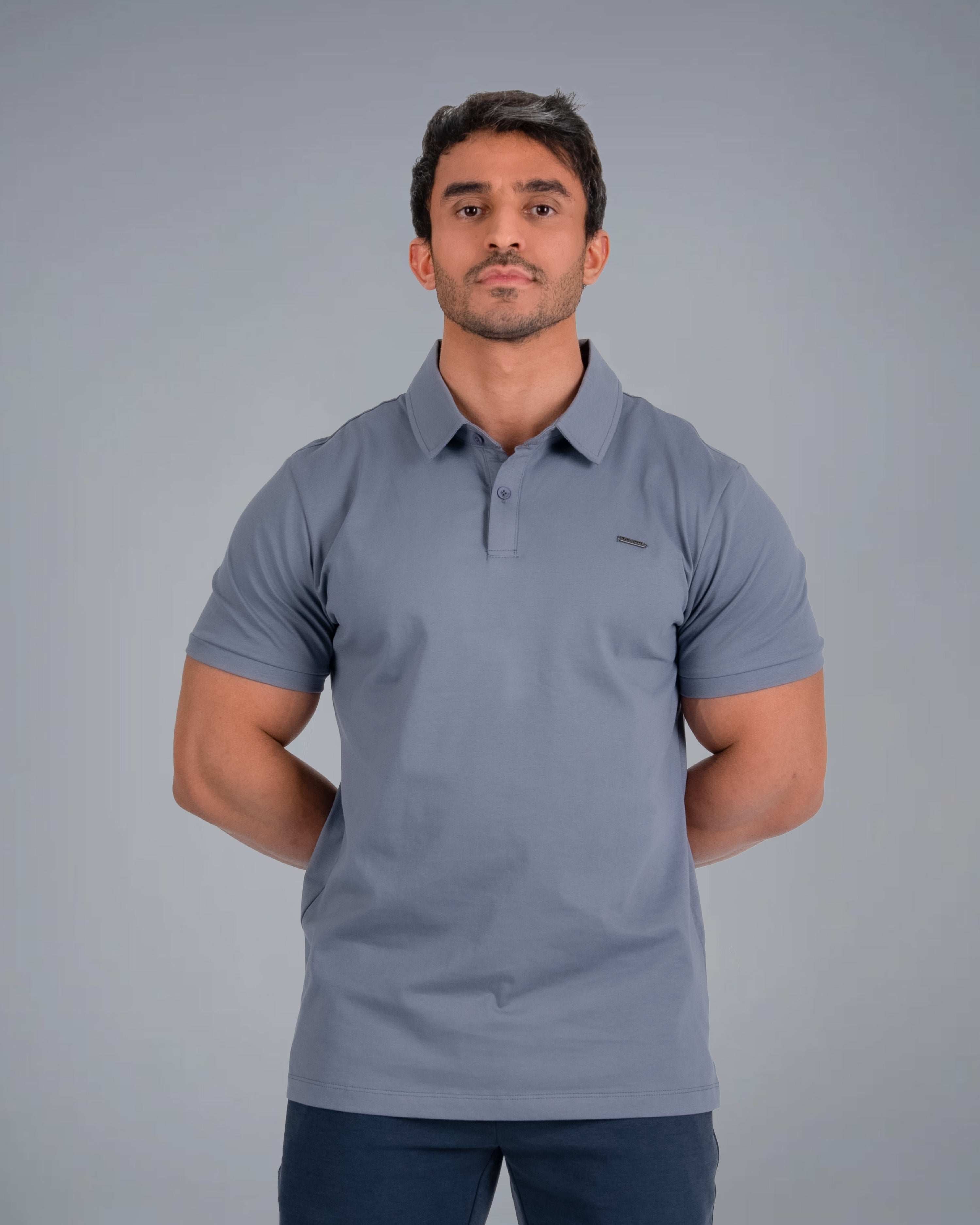 Tri-Ice Polo - Slate Grey - S - TRIMODE