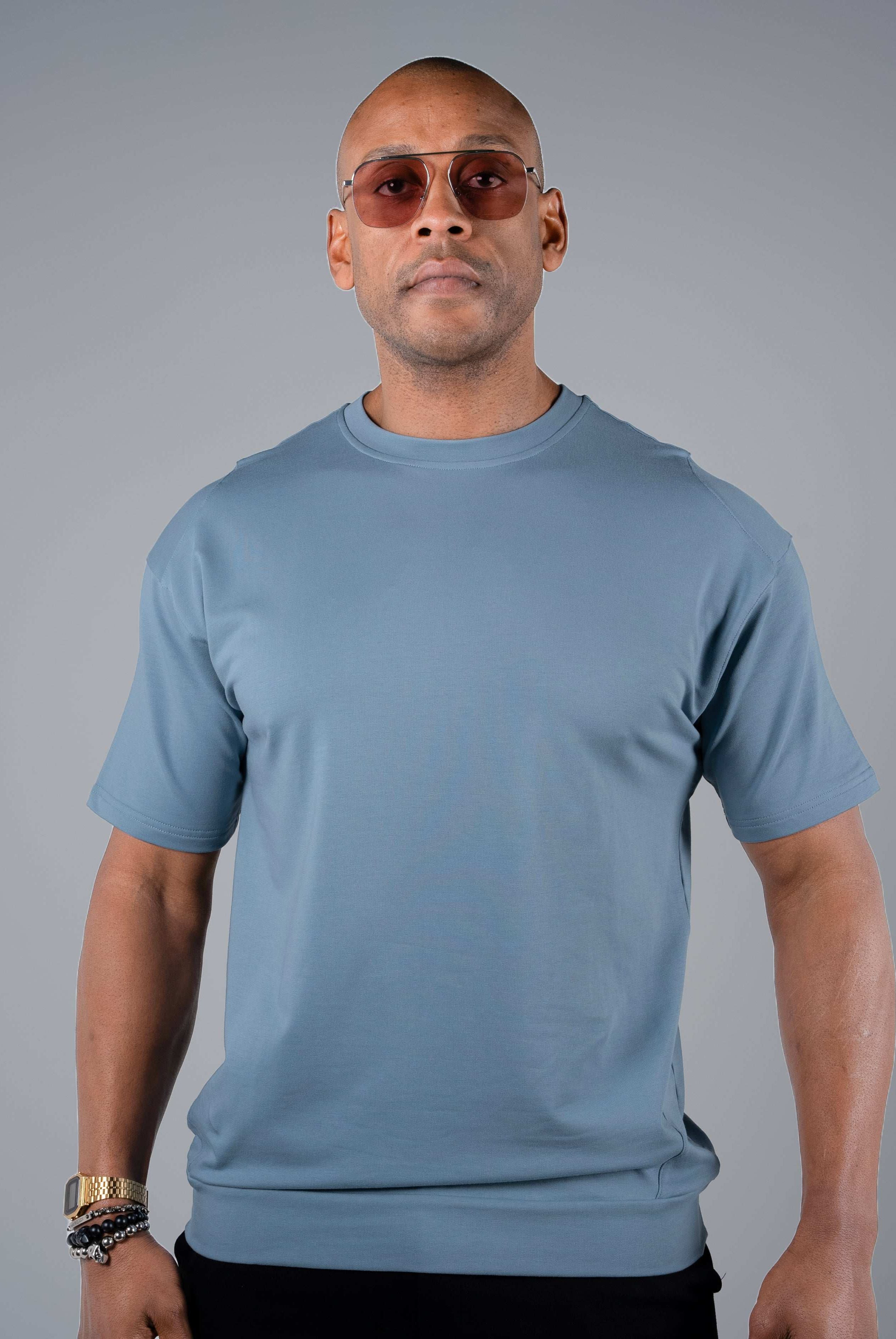 Tri-Bold T-Shirt - Glacier Blue - S - TRIMODE