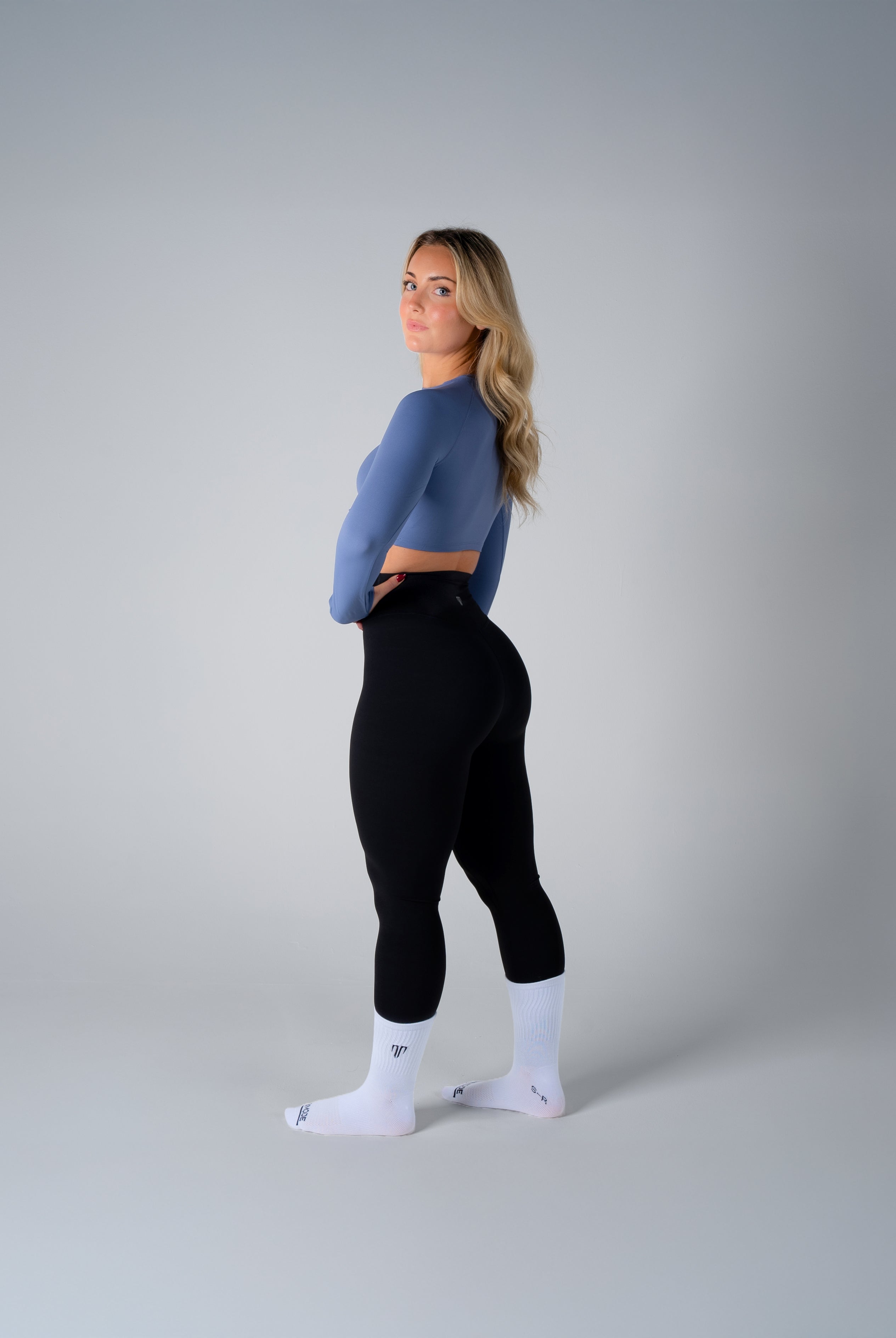 Tri-Active Crop Long Sleeve - Bluebell - XS - TRIMODE