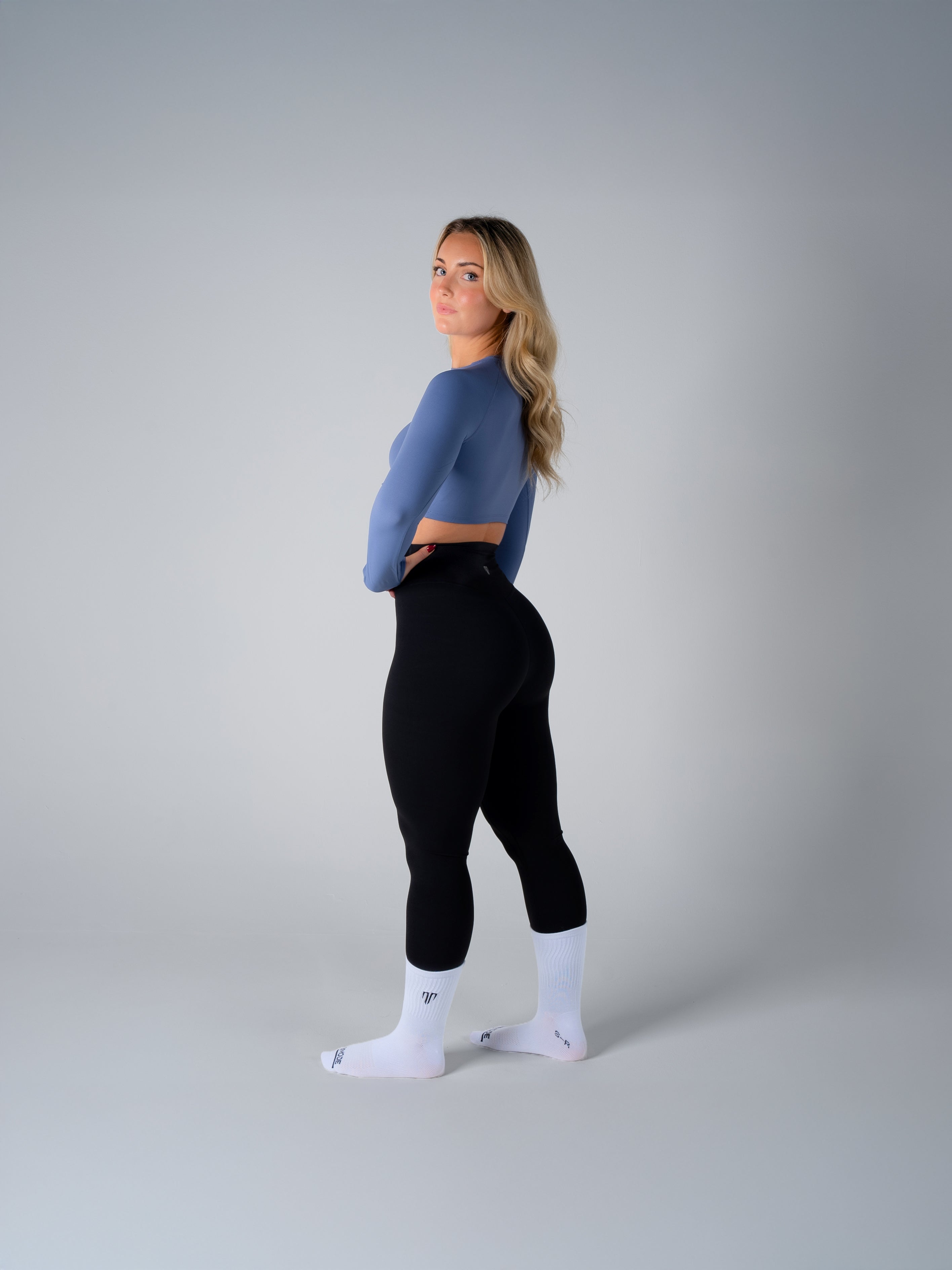 Tri-Active Crop Long Sleeve - Bluebell - XS - TRIMODE