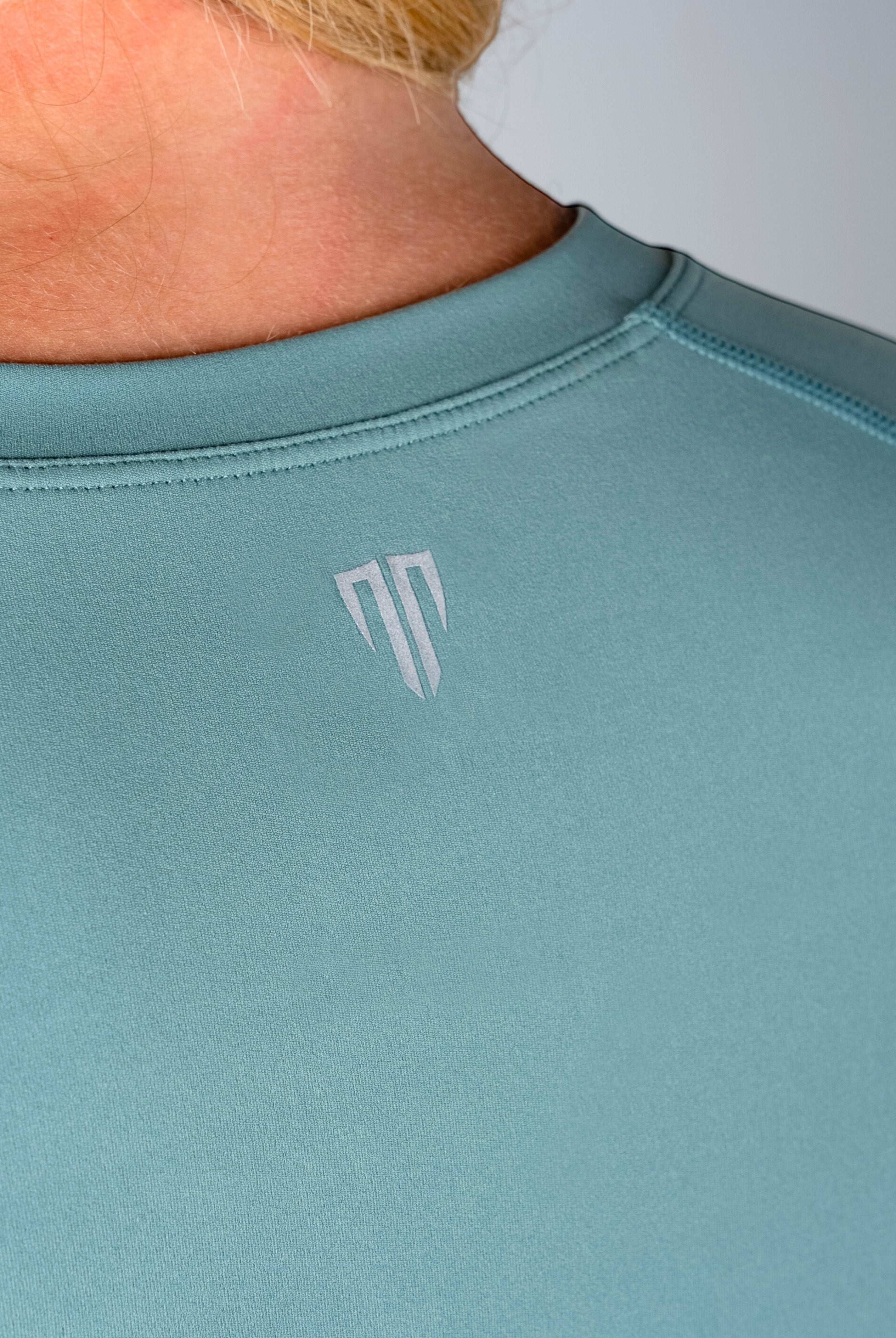 Tri-Active Crop Long Sleeve - Aquamist - XS - TRIMODE