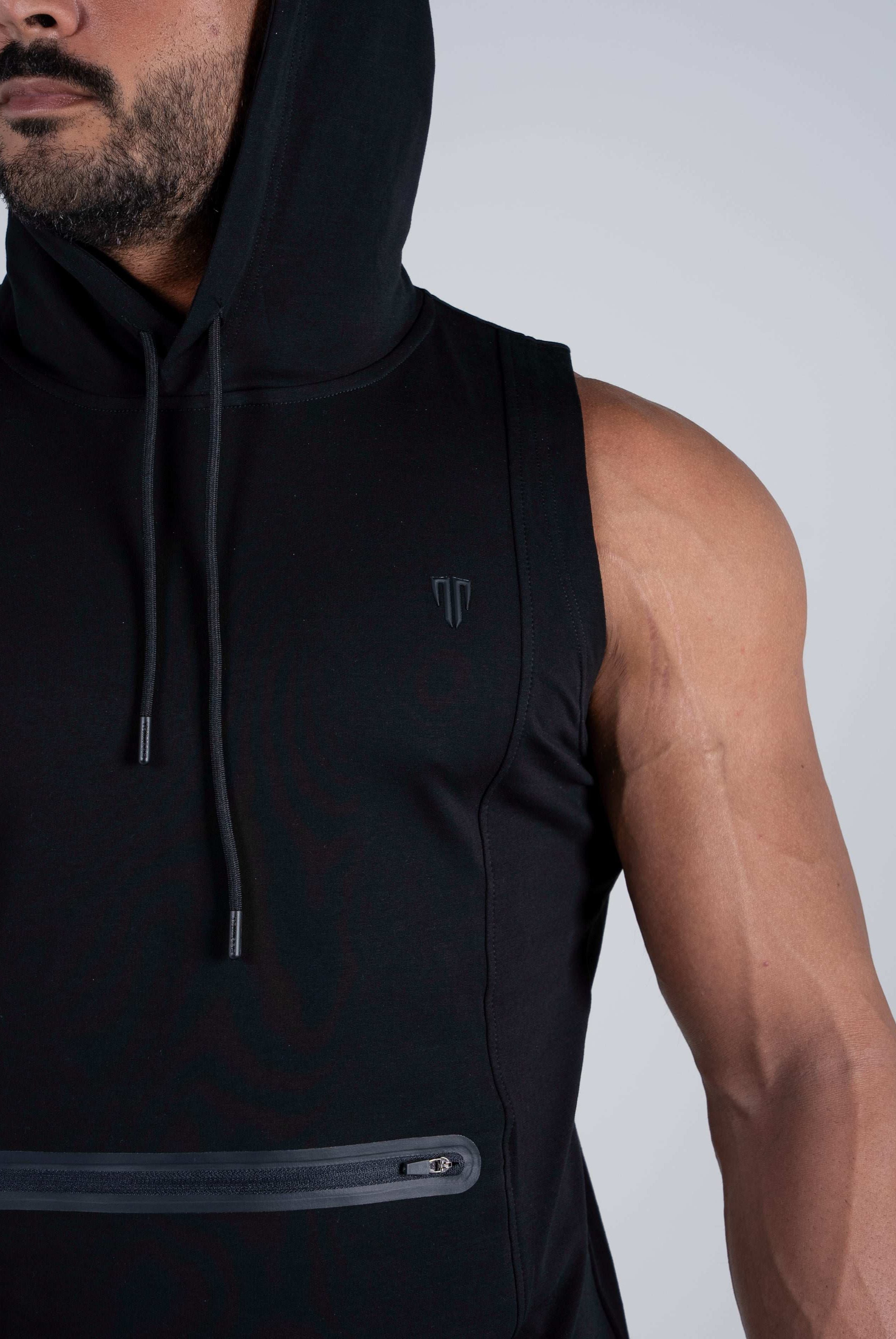 Tri-Flex Hood Tank - Black - S - TRIMODE