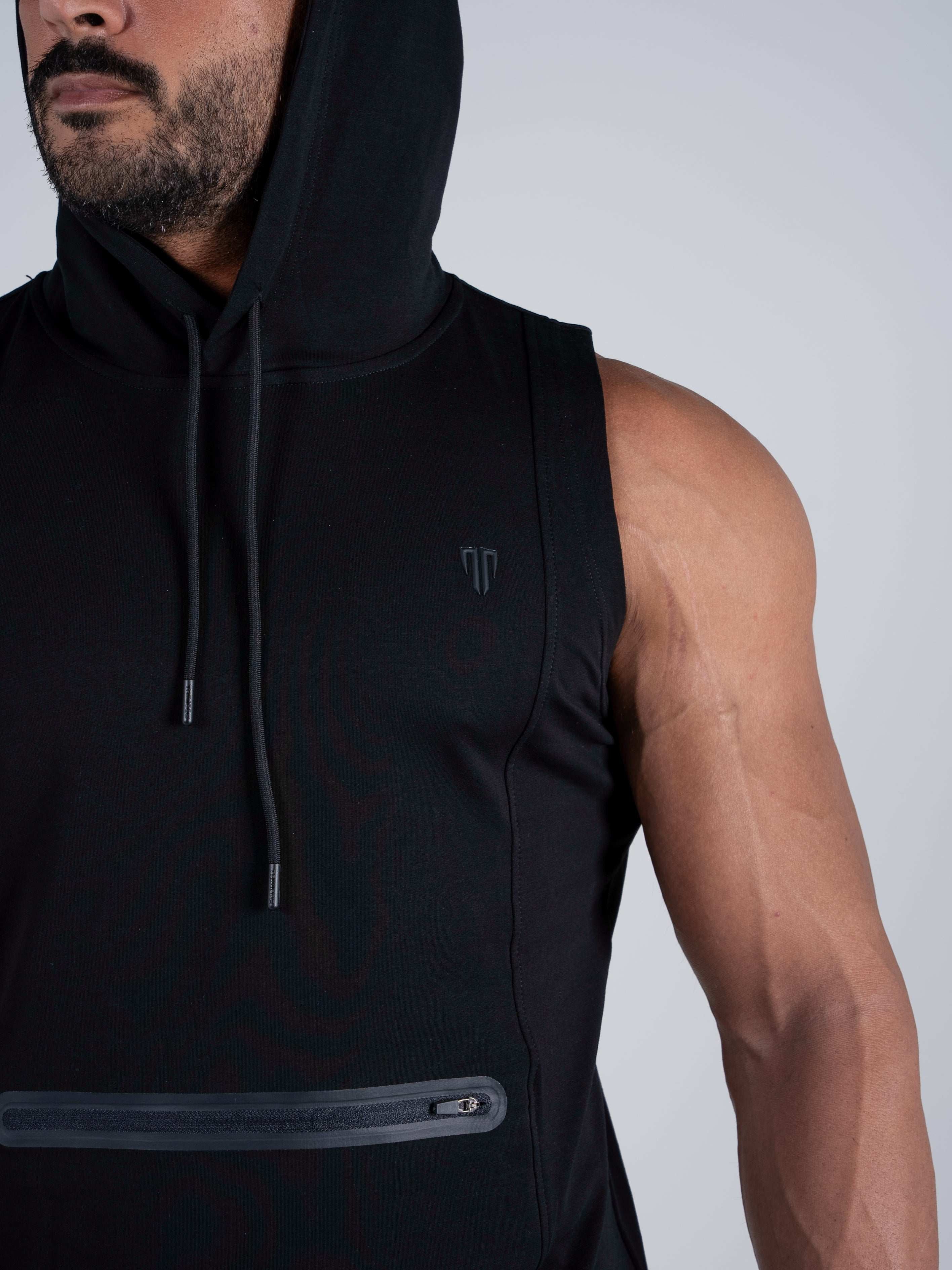 Tri-Flex Hood Tank - Black - S - TRIMODE