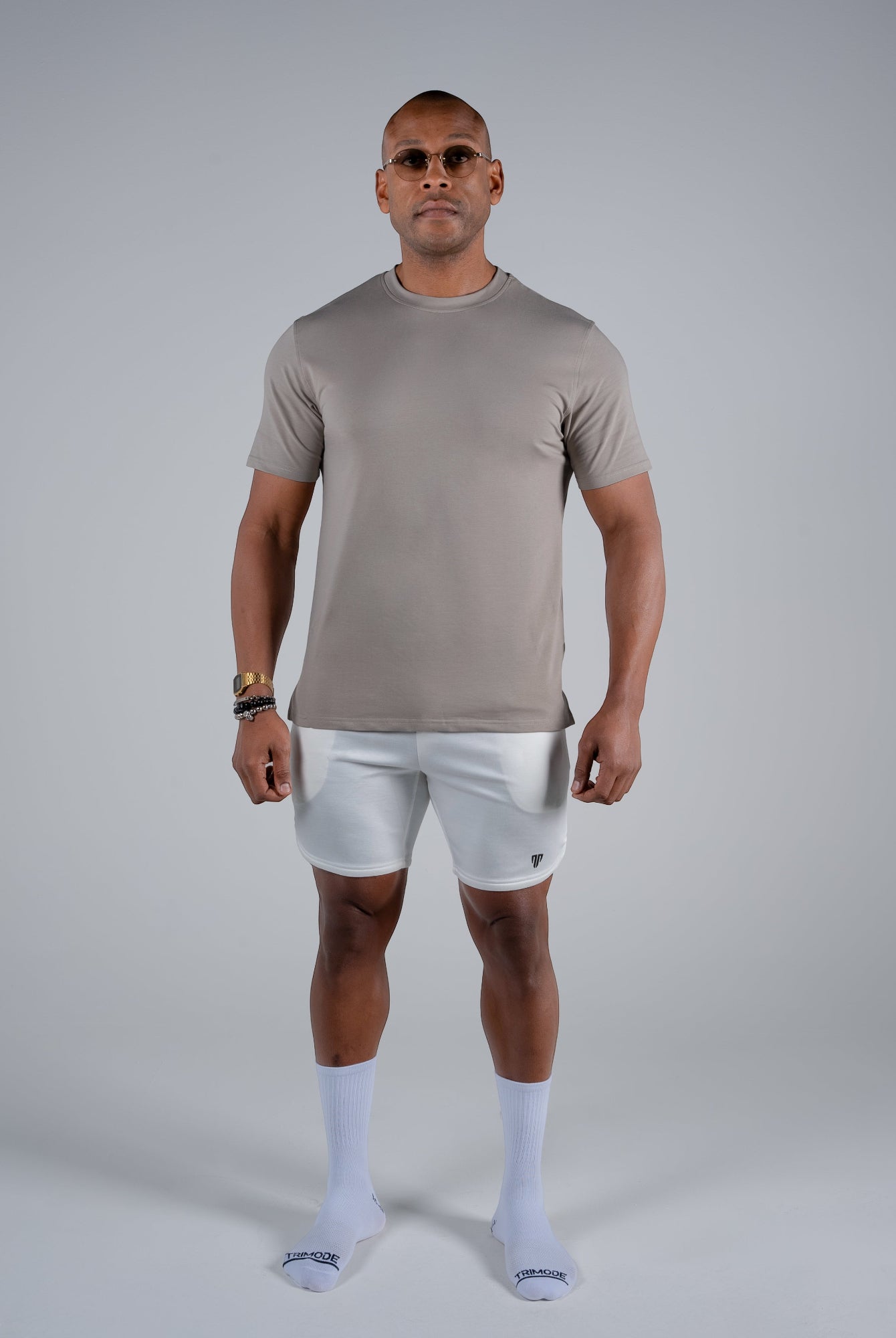 Tri-Flex T-Shirt - Ash Beige - S - TRIMODE