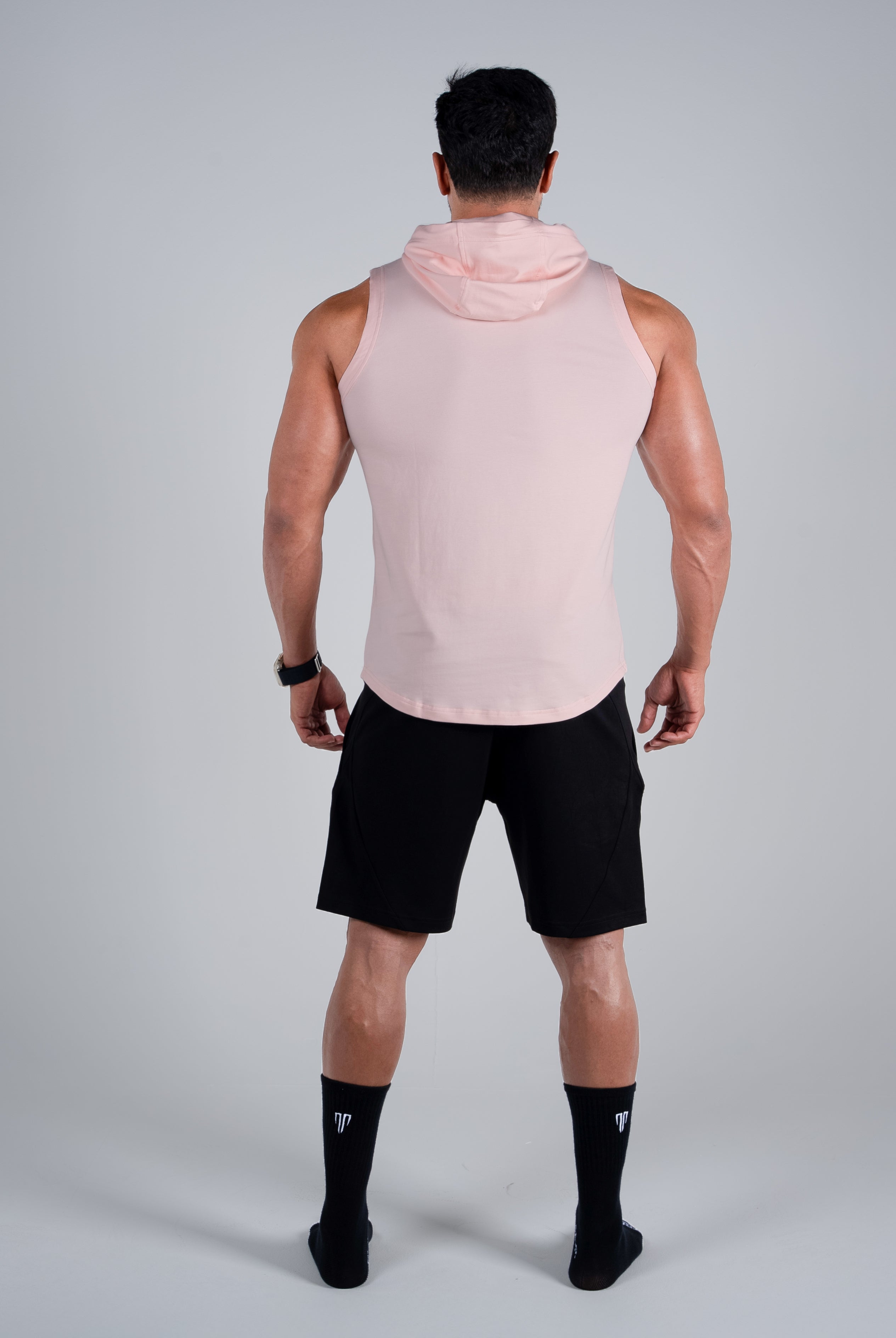 Tri-Flex Hood Tank - Sunset Pink - S - TRIMODE