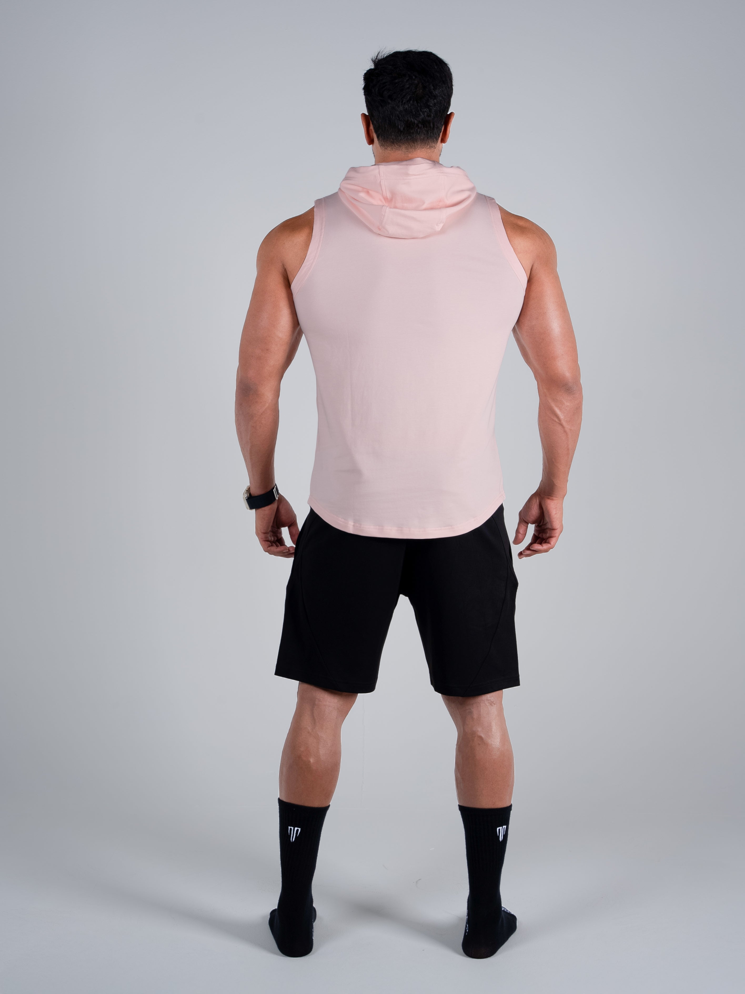 Tri-Flex Hood Tank - Sunset Pink - S - TRIMODE