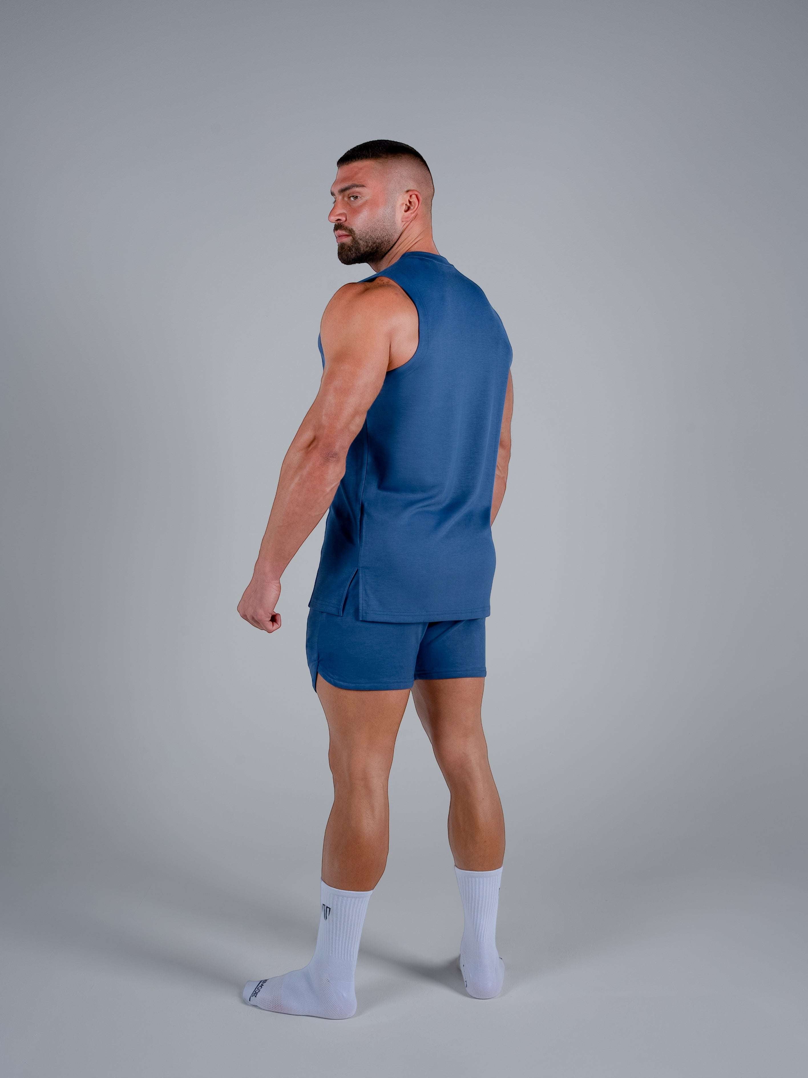 Tri-Motion Tank - Denim Blue - S - TRIMODE