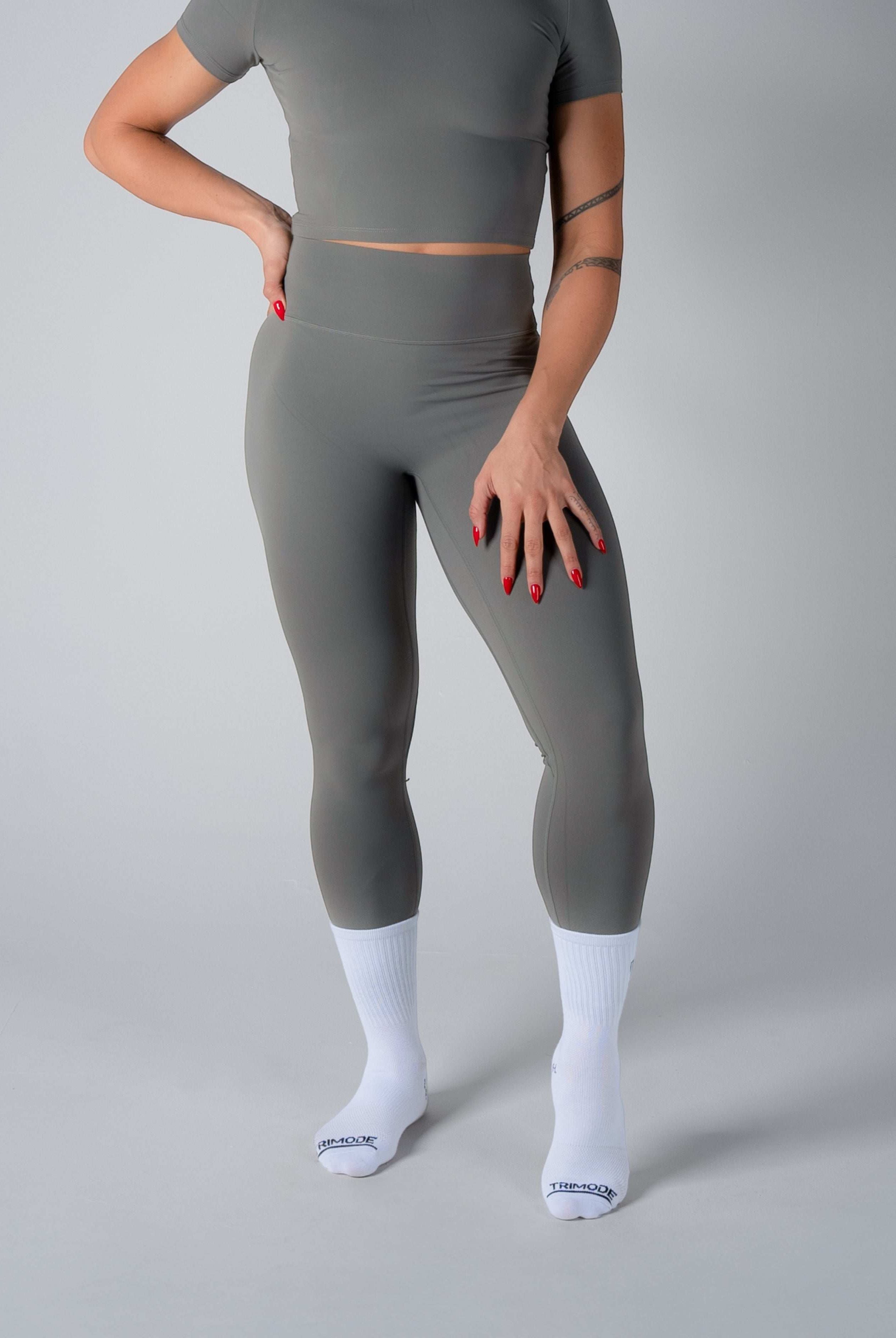 Tri-Active Leggings - Lunar Grey - XS - TRIMODE