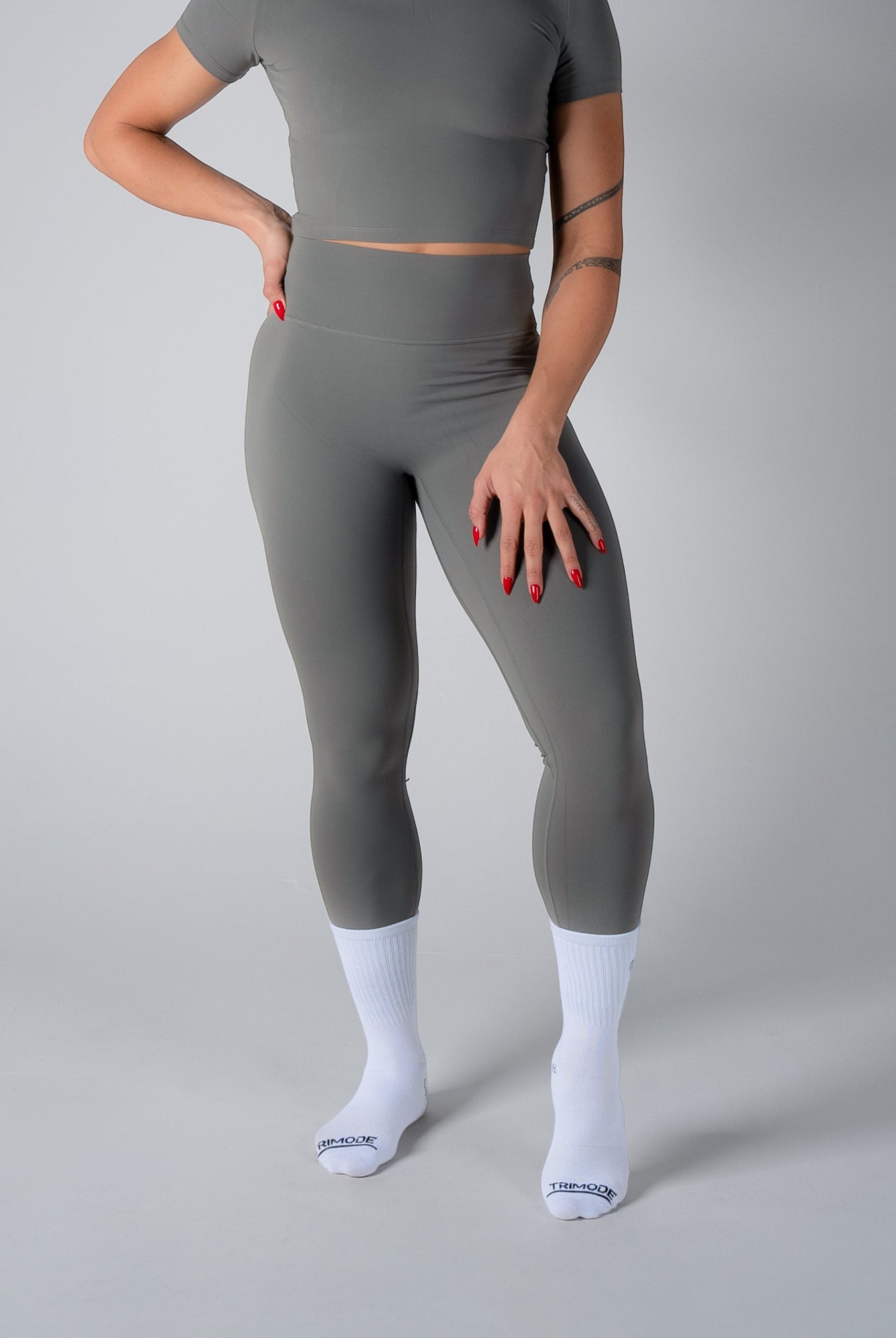 Tri-Active Leggings - Lunar Grey - XS - TRIMODE