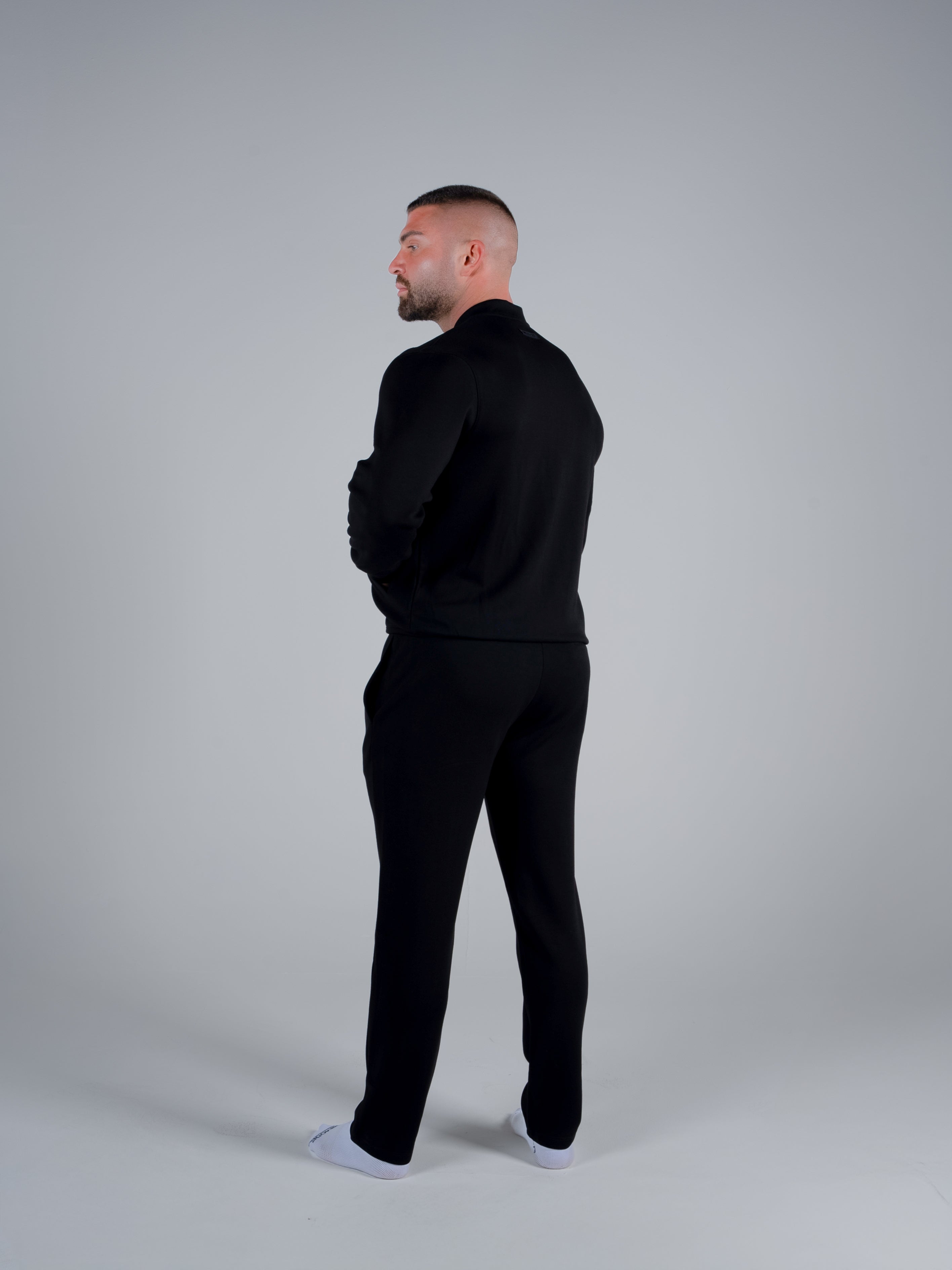 Tri-Motion Bomber Jacket- Black - S - TRIMODE