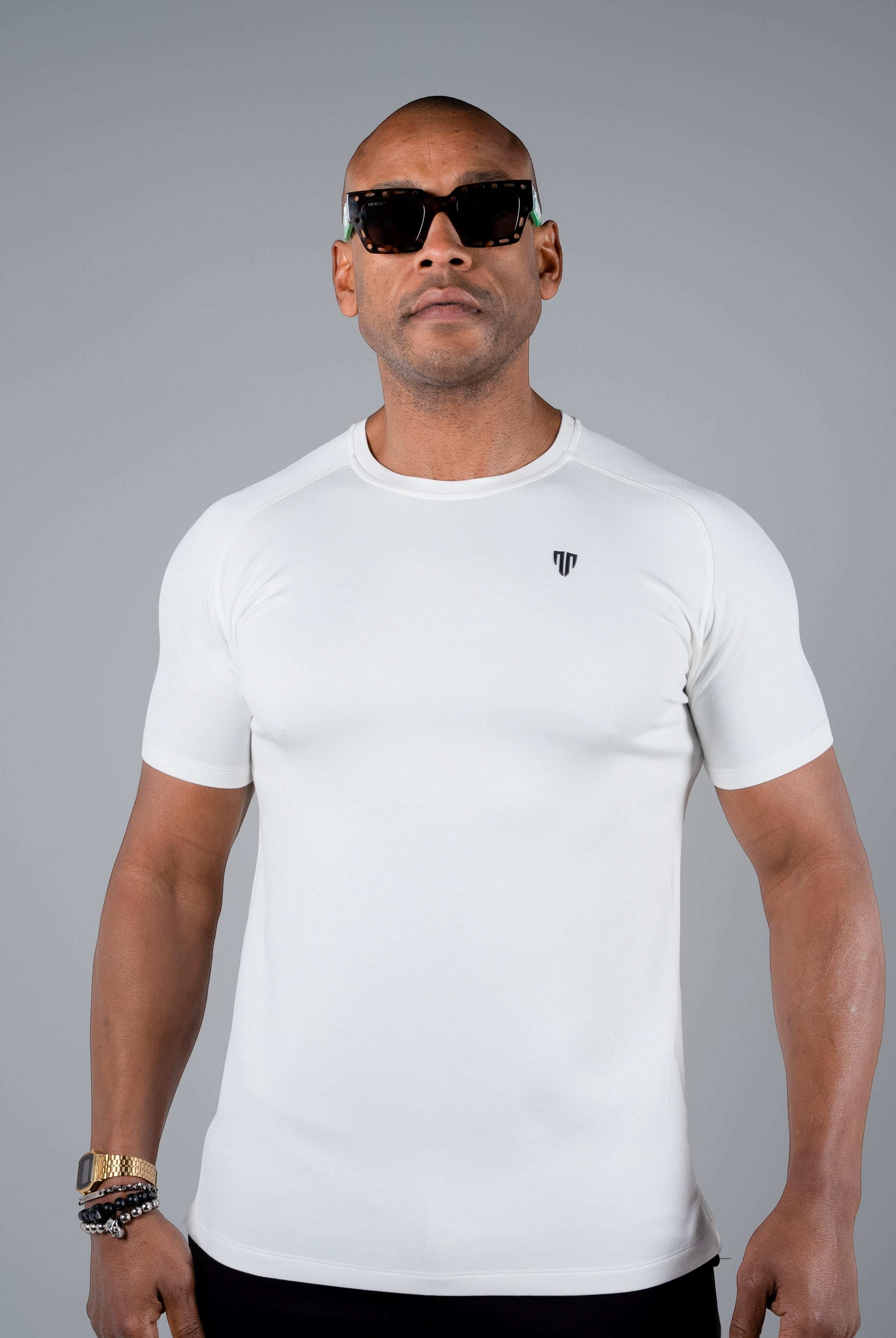 Tri-Motion Split T-Shirt - White - S - TRIMODE