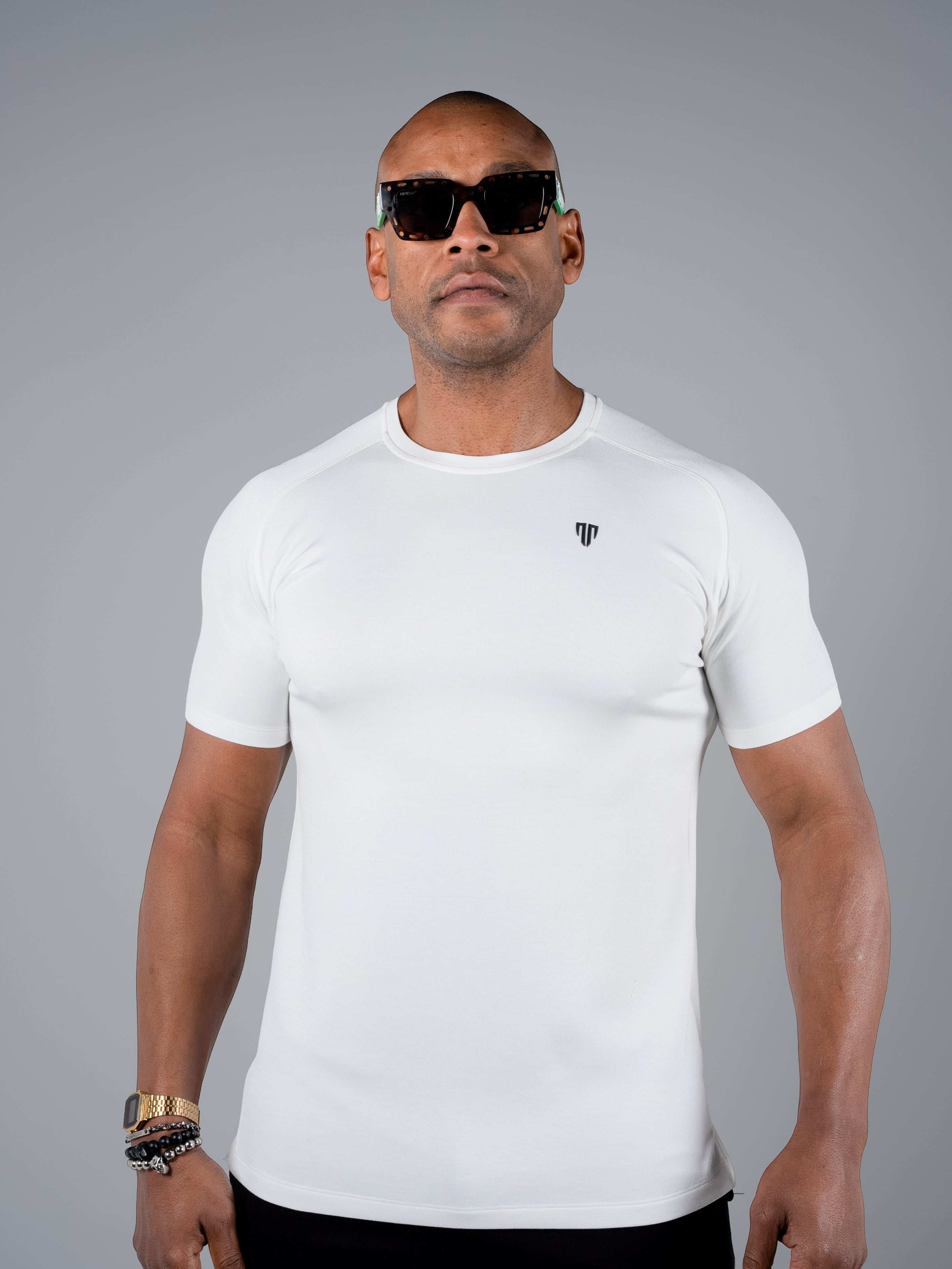 Tri-Motion Split T-Shirt - White - S - TRIMODE