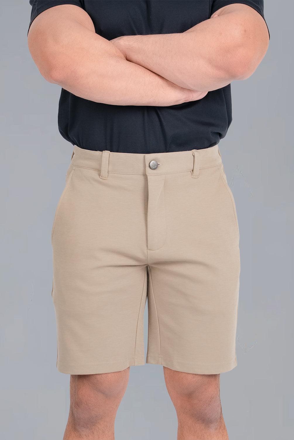 Tri-Lux Zipper Shorts - Desert Sand - S - TRIMODE