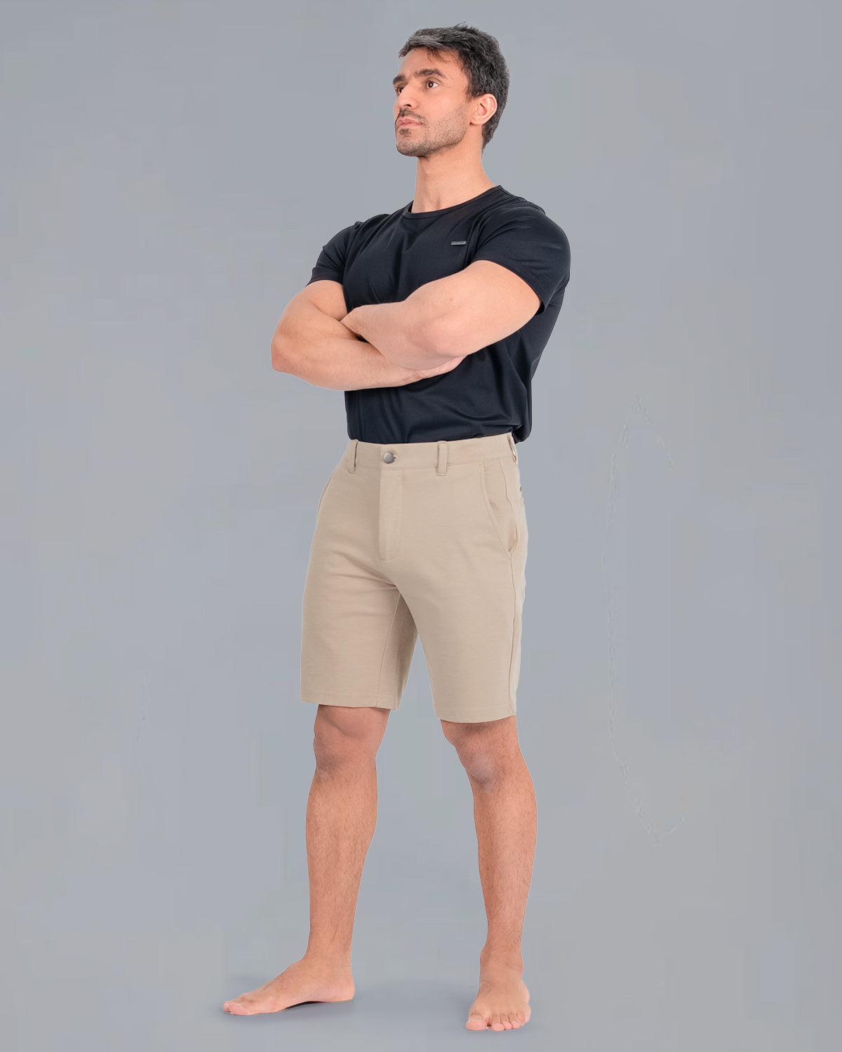 Tri-Lux Zipper Shorts - Desert Sand - S - TRIMODE