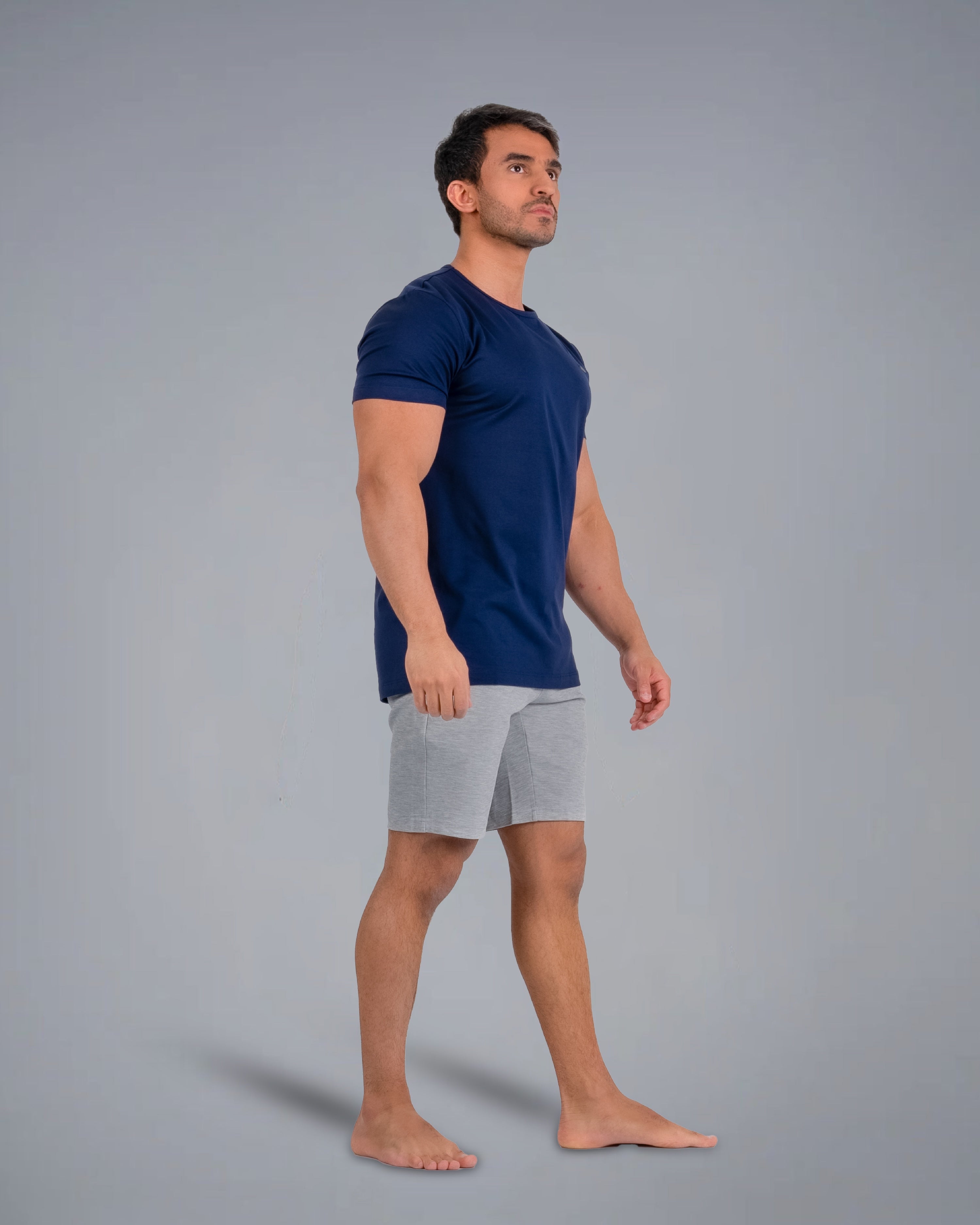 Tri-Lux Zipper Shorts - Feather Grey - S - TRIMODE