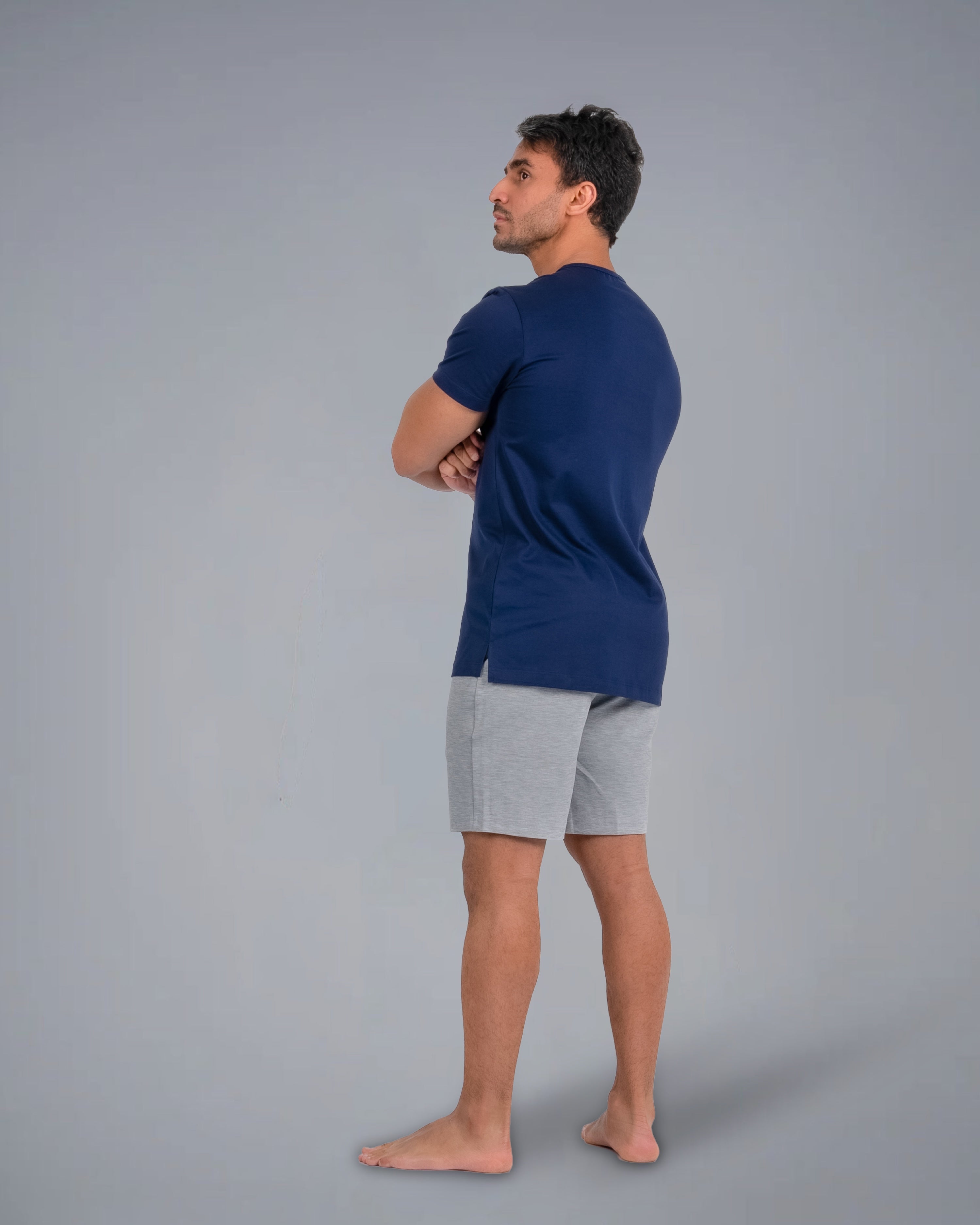 Tri-Lux Zipper Shorts - Feather Grey - S - TRIMODE