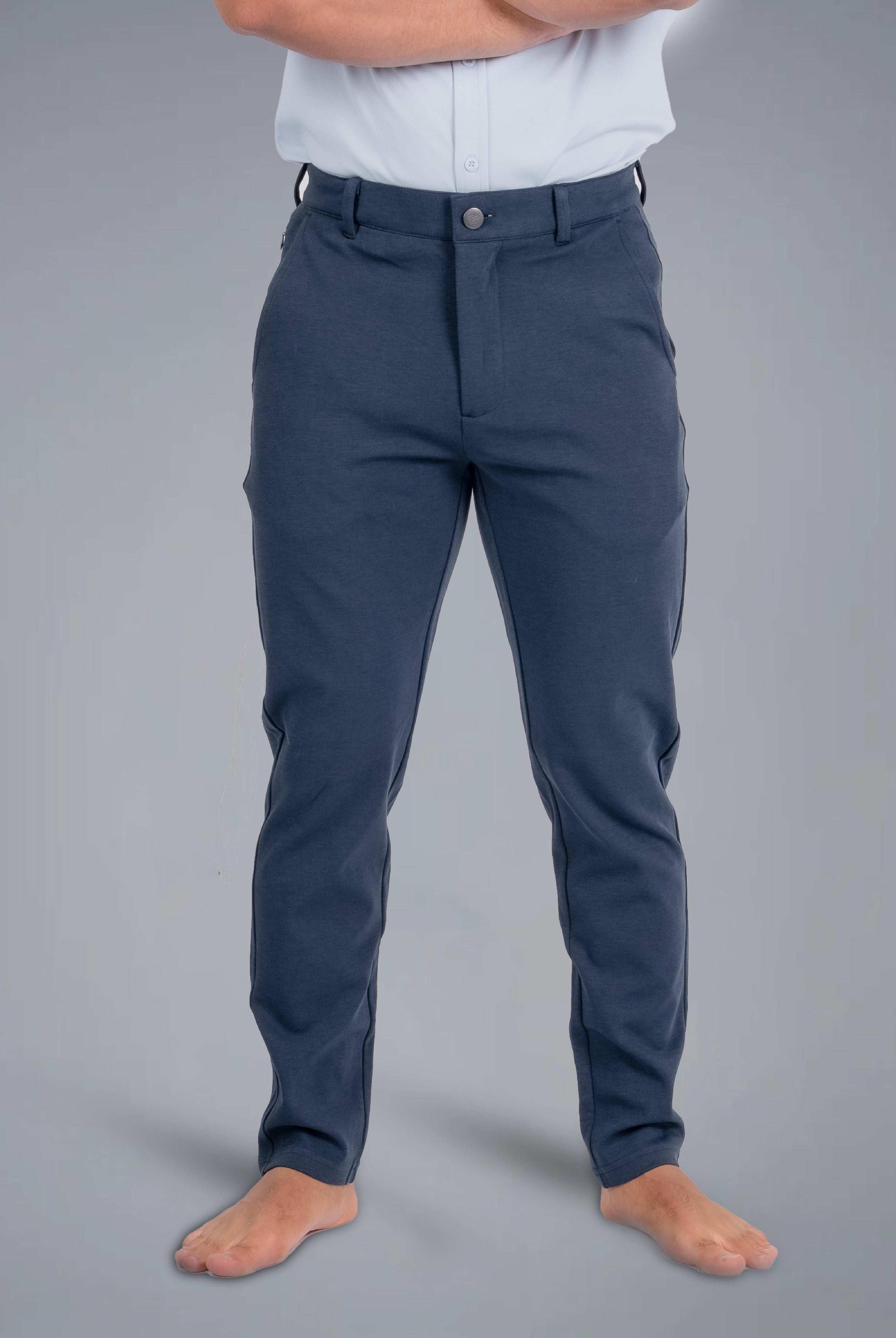 Tri-Lux Zipper Pants - Charcoal Blue - S - TRIMODE