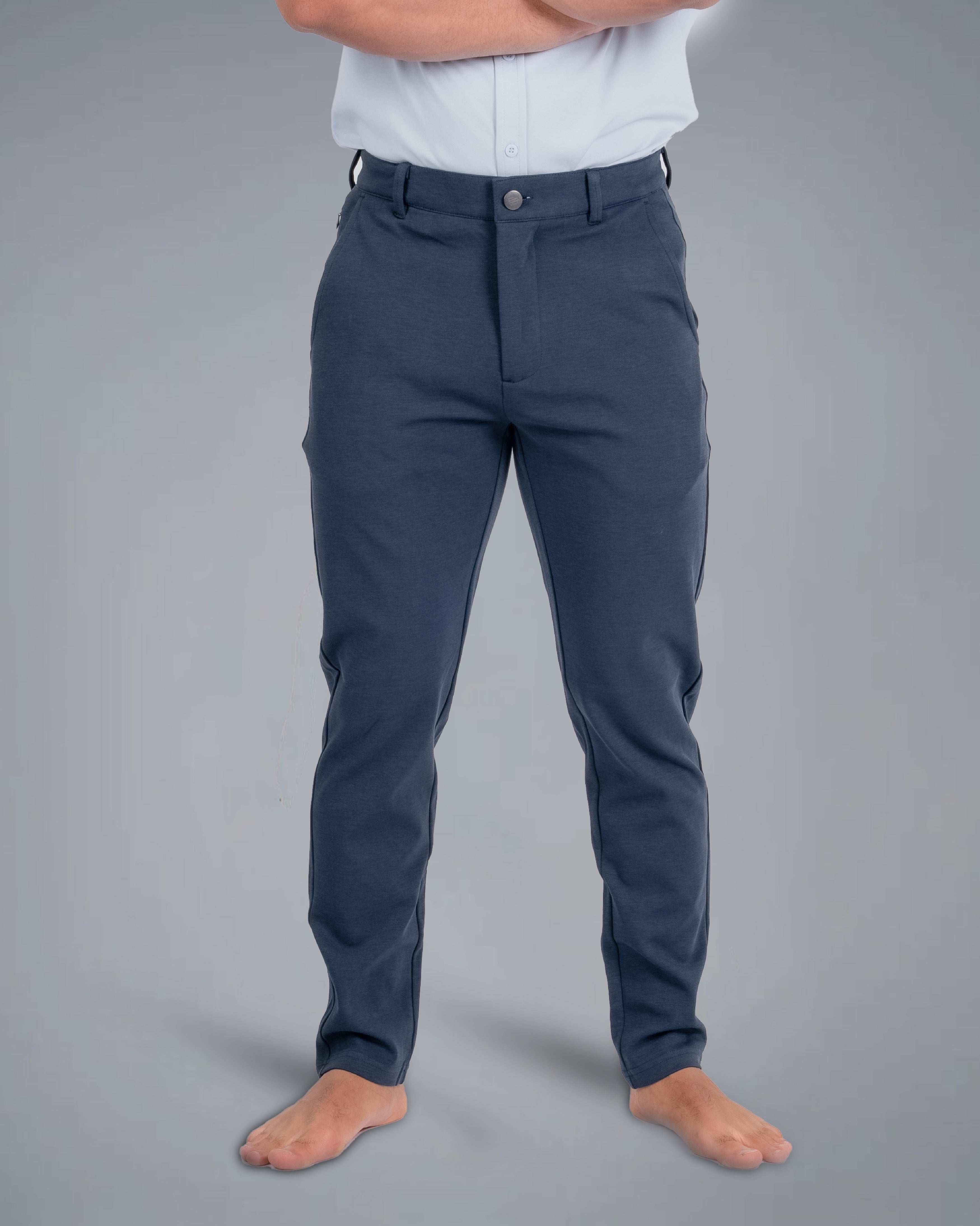 Tri-Lux Zipper Pants - Charcoal Blue - S - TRIMODE