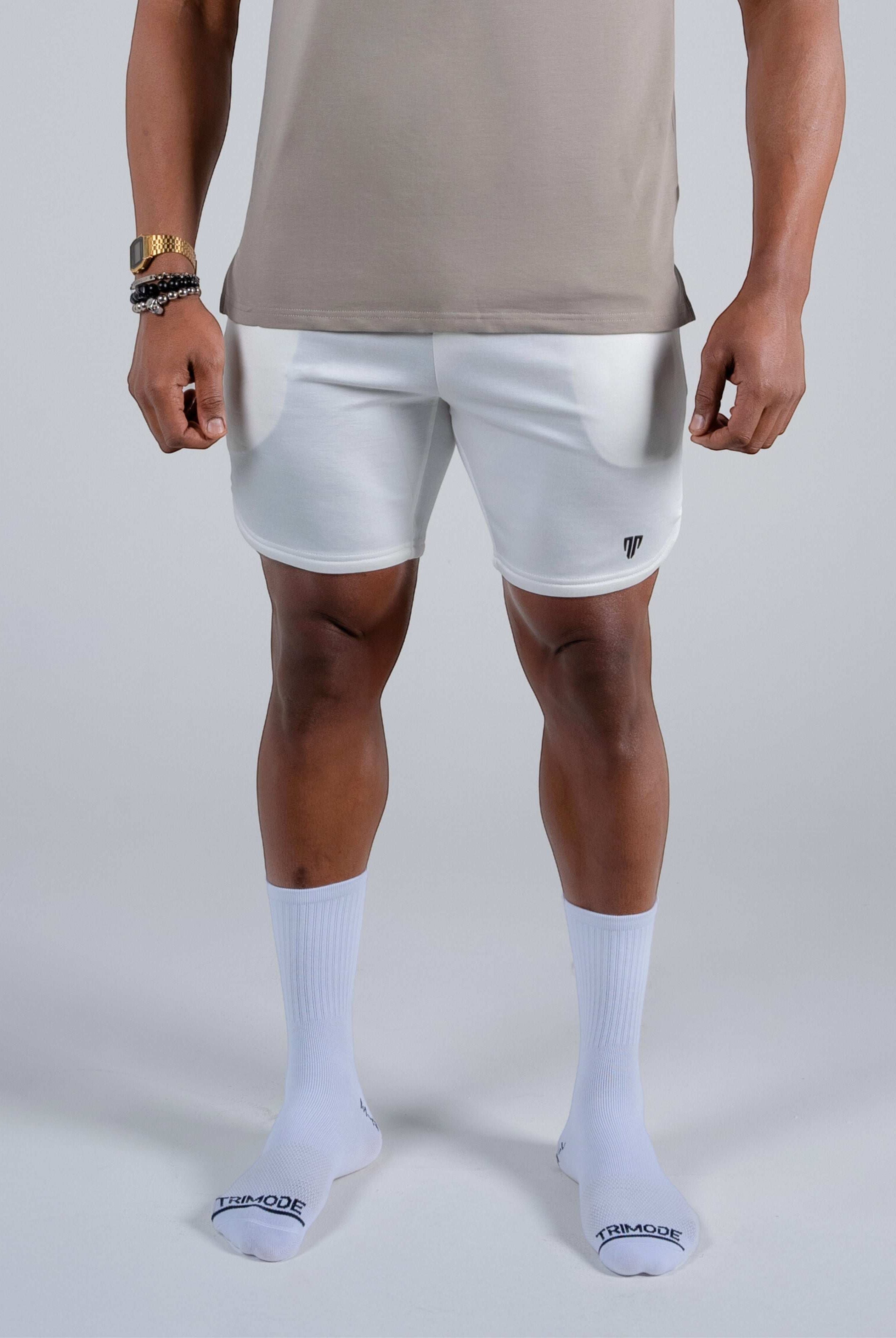 Tri-Motion Short 7"- White - S - TRIMODE