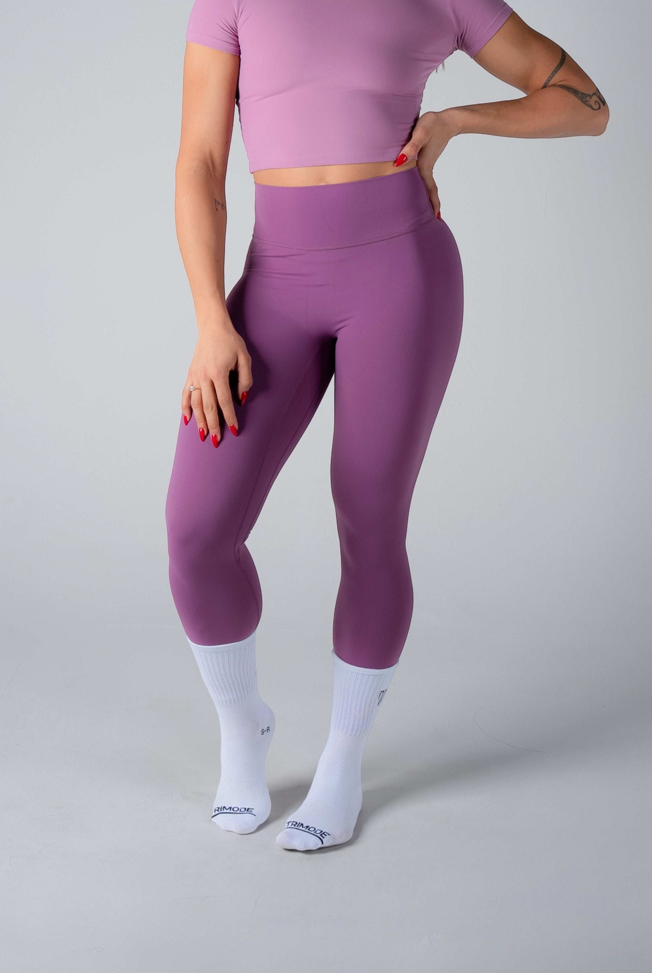 Tri-Active Leggings - Purple - XS - TRIMODE