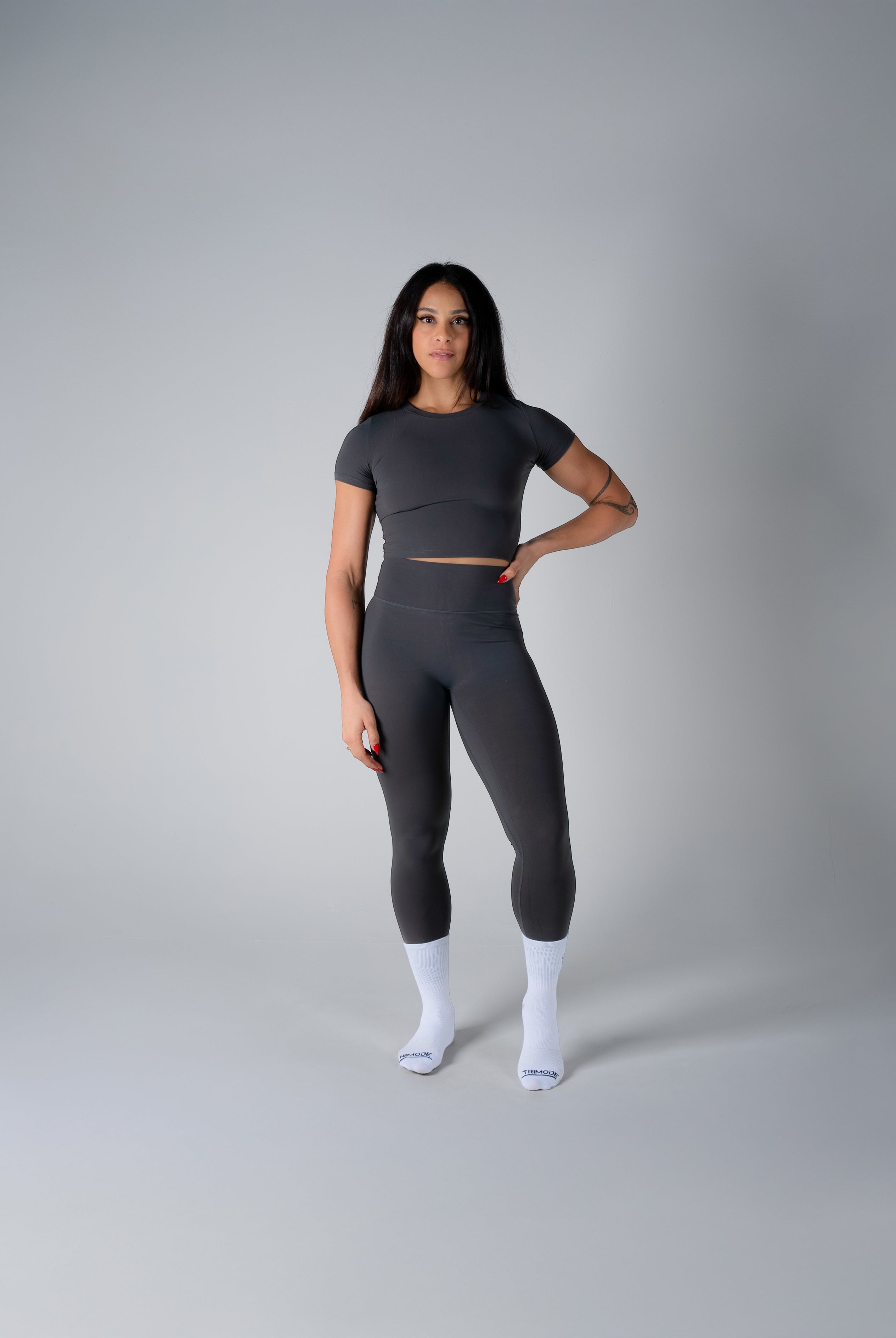 Tri-Active Leggings - Iron Grey - XS - TRIMODE