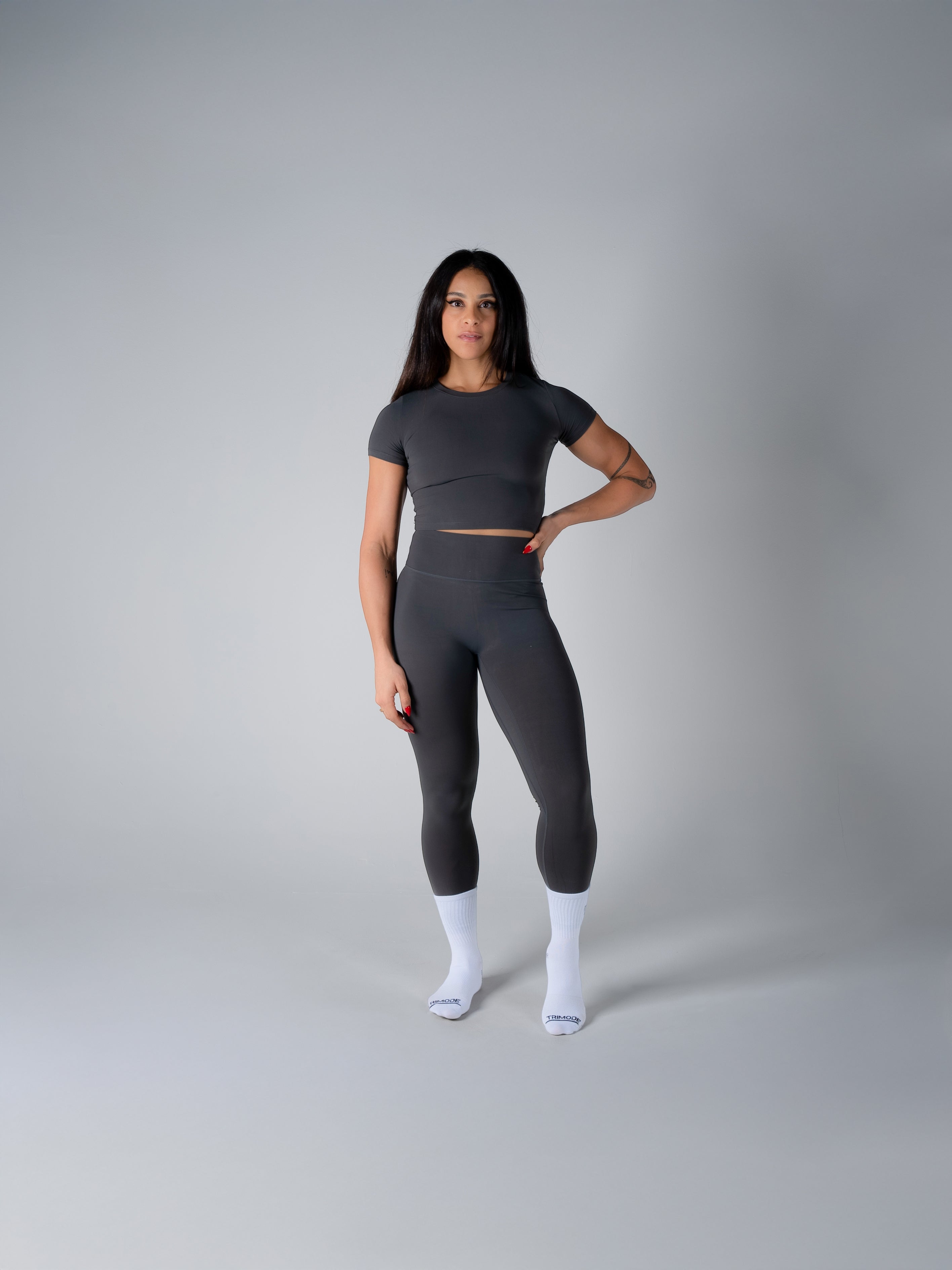 Tri-Active Leggings - Iron Grey - XS - TRIMODE
