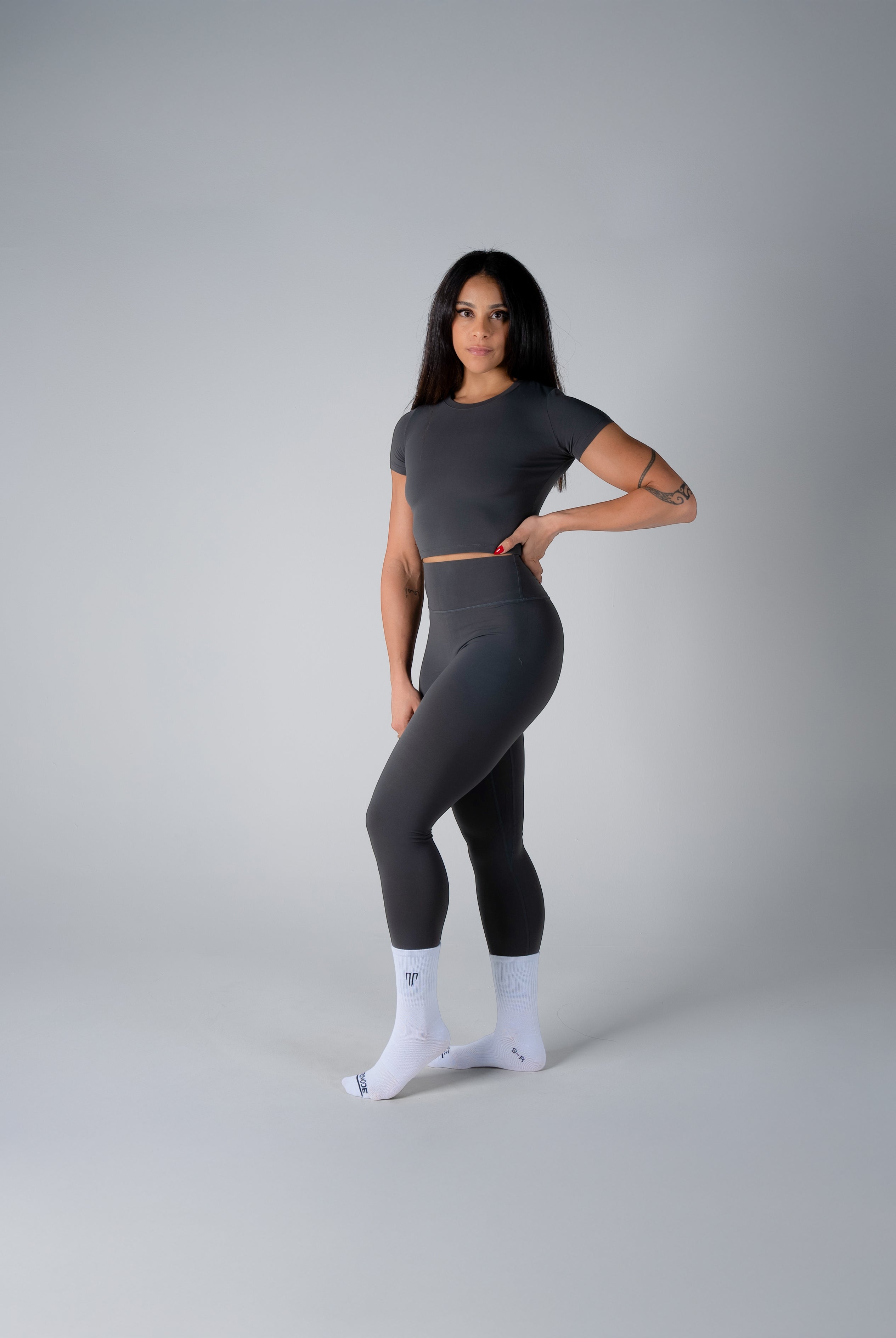 Tri-Active Leggings - Iron Grey - XS - TRIMODE