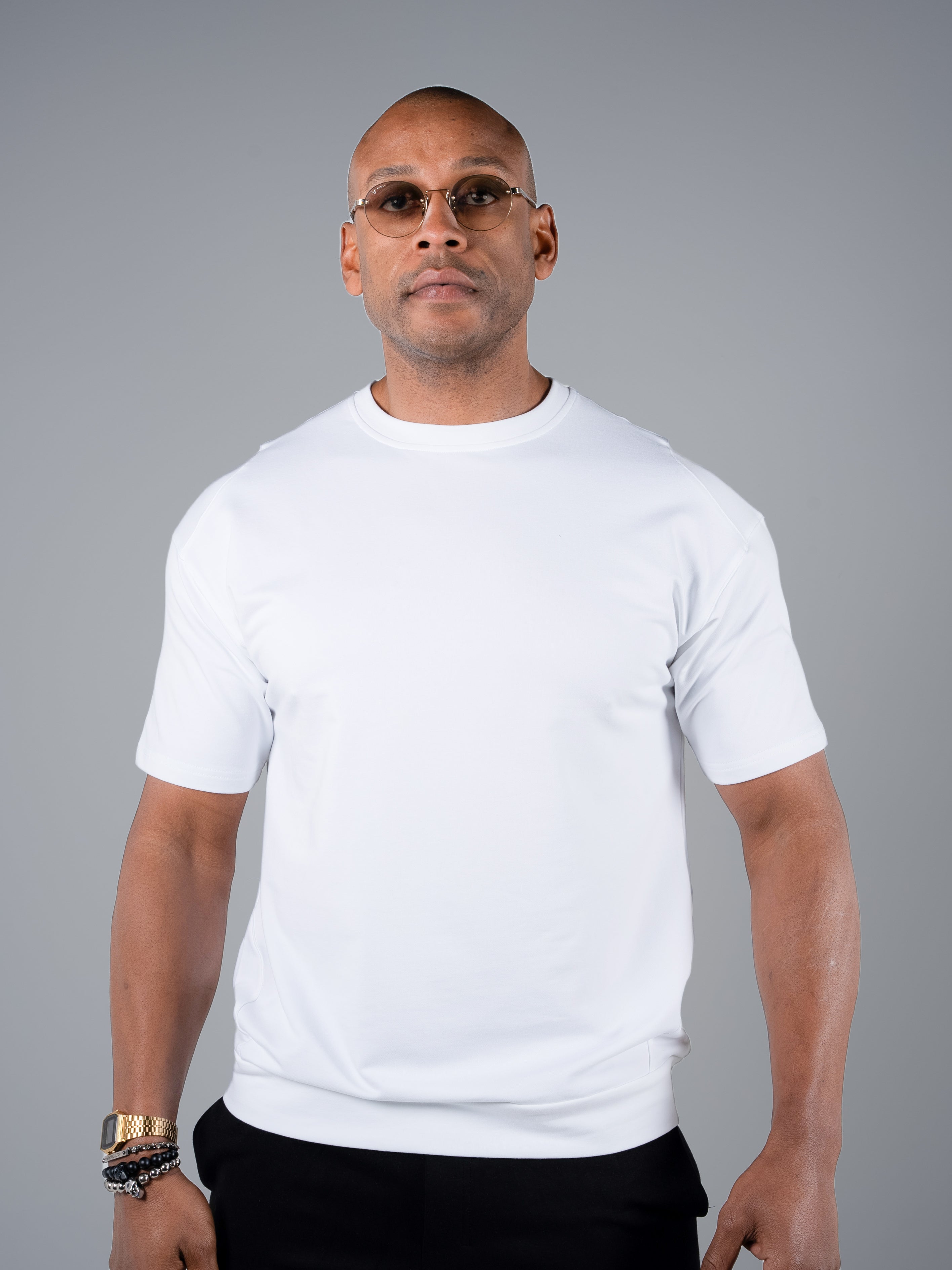 Tri-Bold T-Shirt - White - TRIMODE