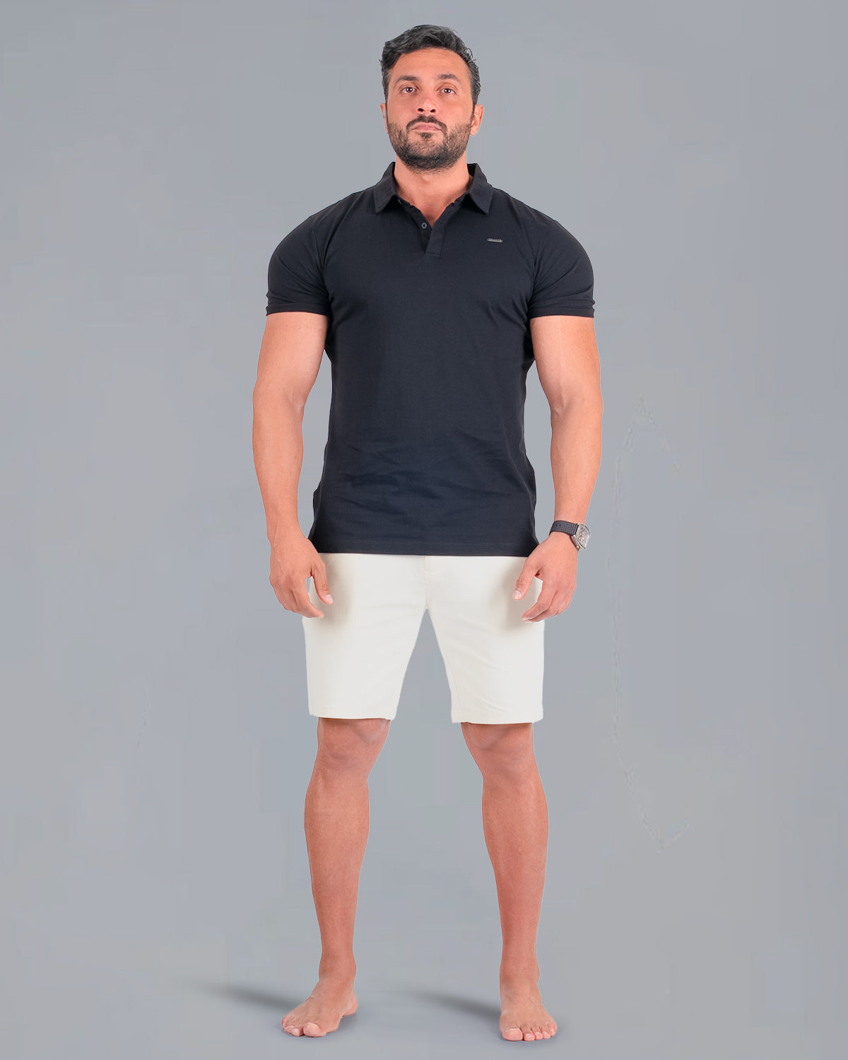 Tri-Lux Zipper Shorts - Ivory - S - TRIMODE
