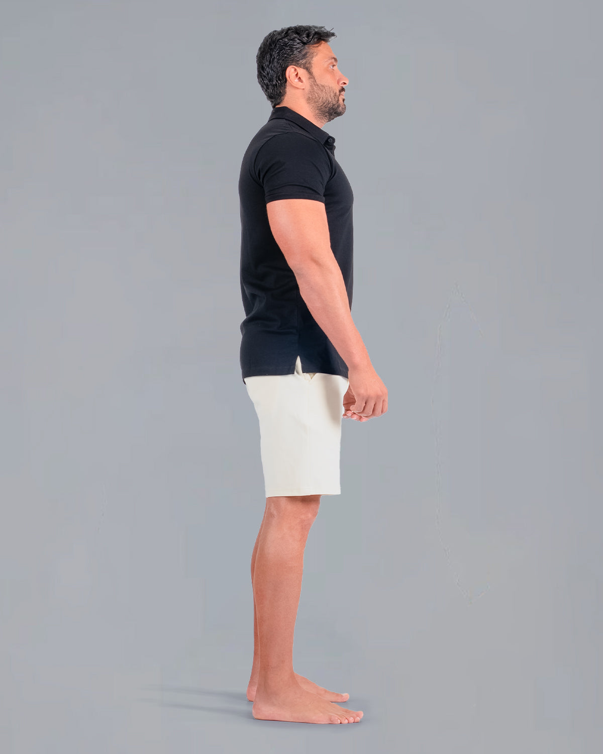 Tri-Lux Zipper Shorts - Ivory - S - TRIMODE