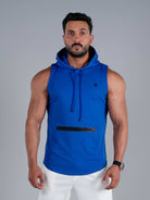 Tri-Flex Hood Tank - Royal Blue - S - TRIMODE