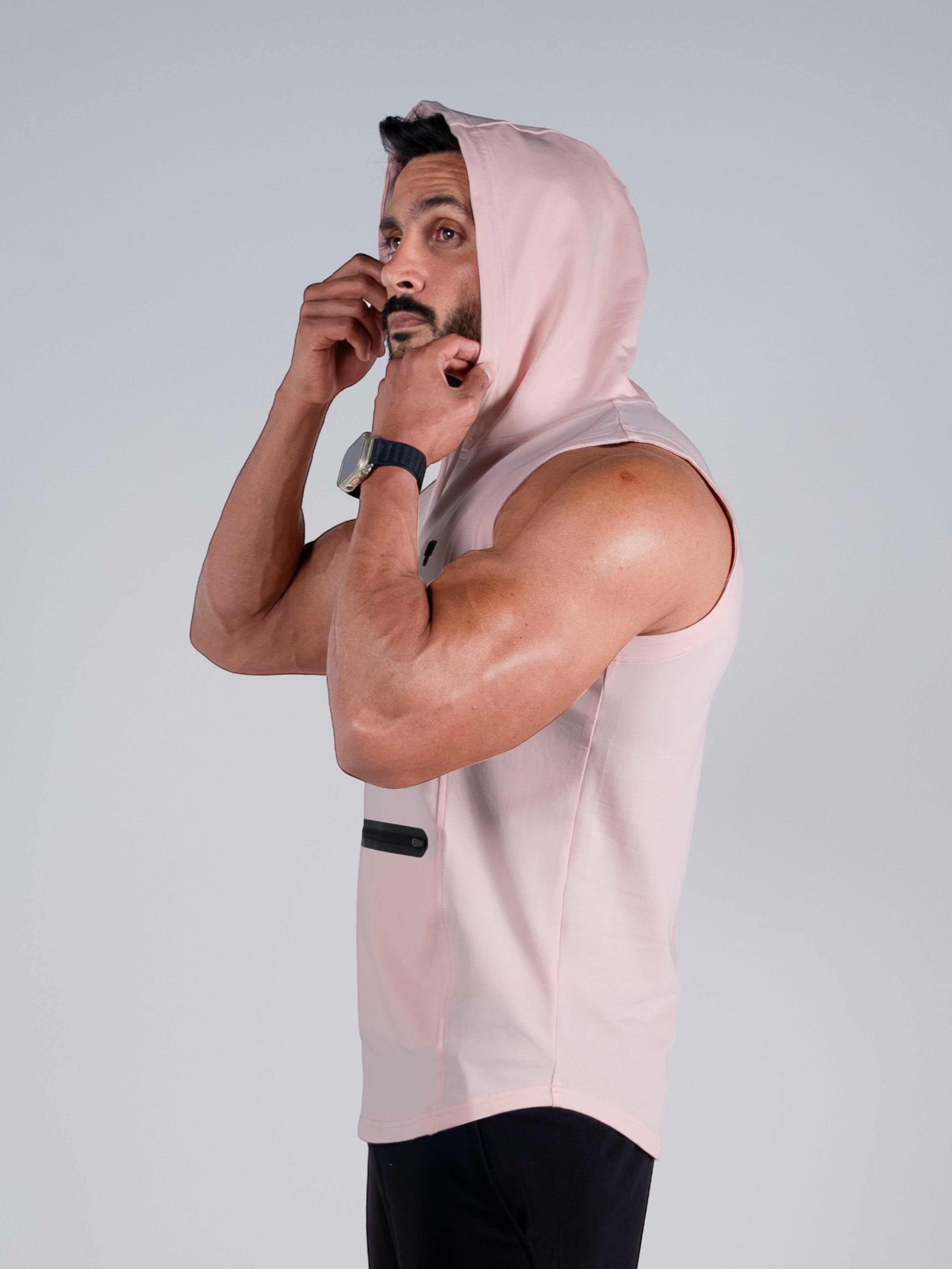 Tri-Flex Hood Tank - Sunset Pink - TRIMODE