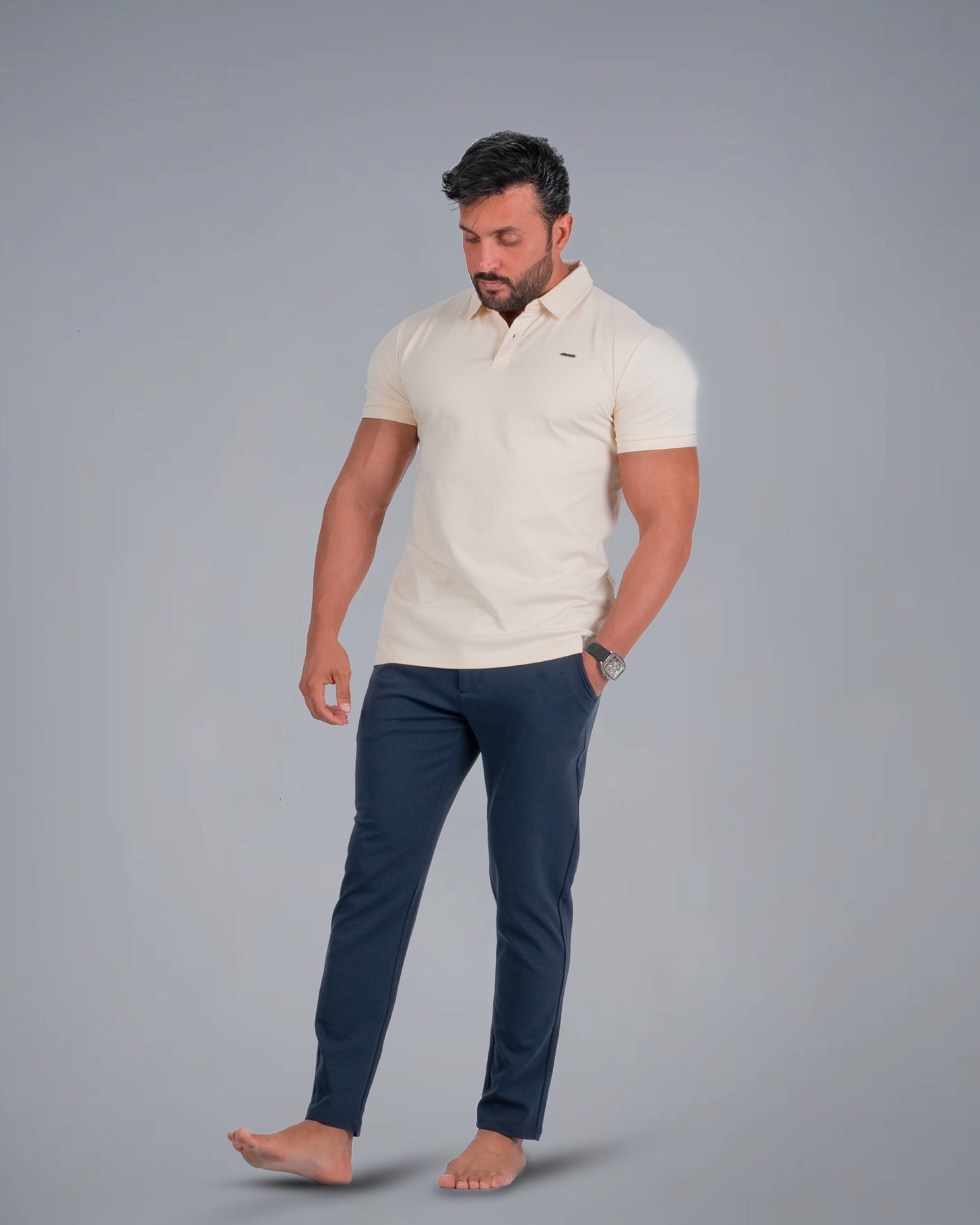 Tri-Ice Polo - Soft Beige - S - TRIMODE