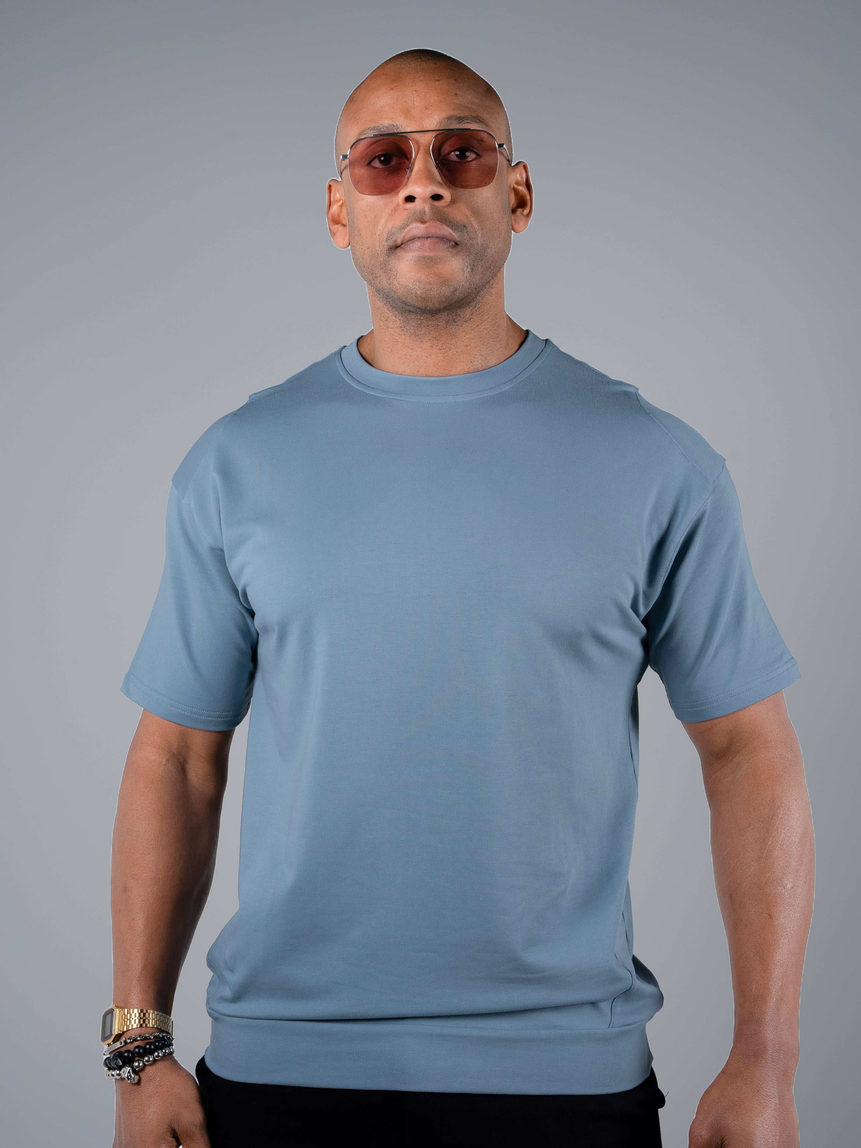Tri-Bold T-Shirt - Glacier Blue - S - TRIMODE