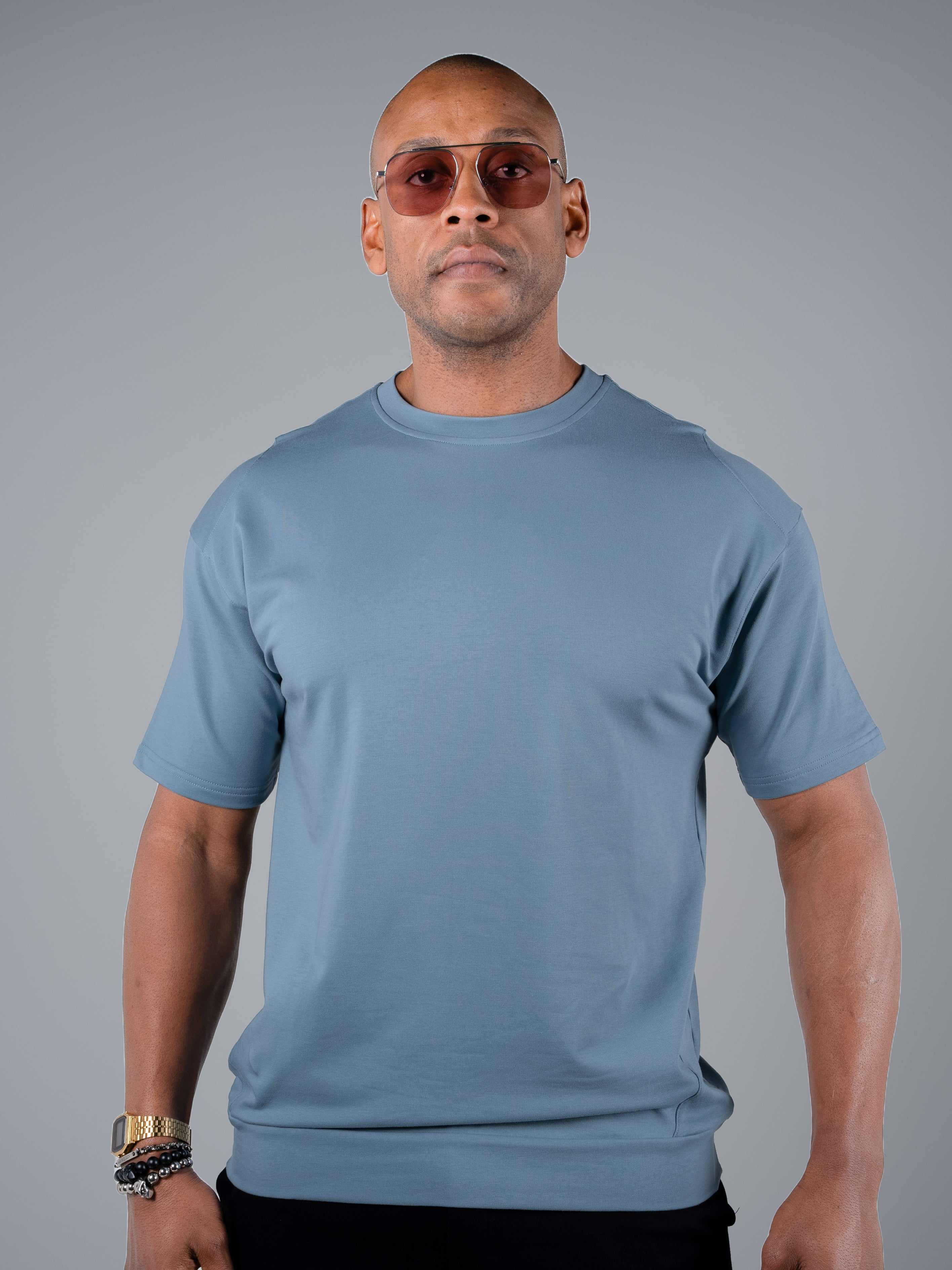 Tri-Bold T-Shirt - Glacier Blue - TRIMODE