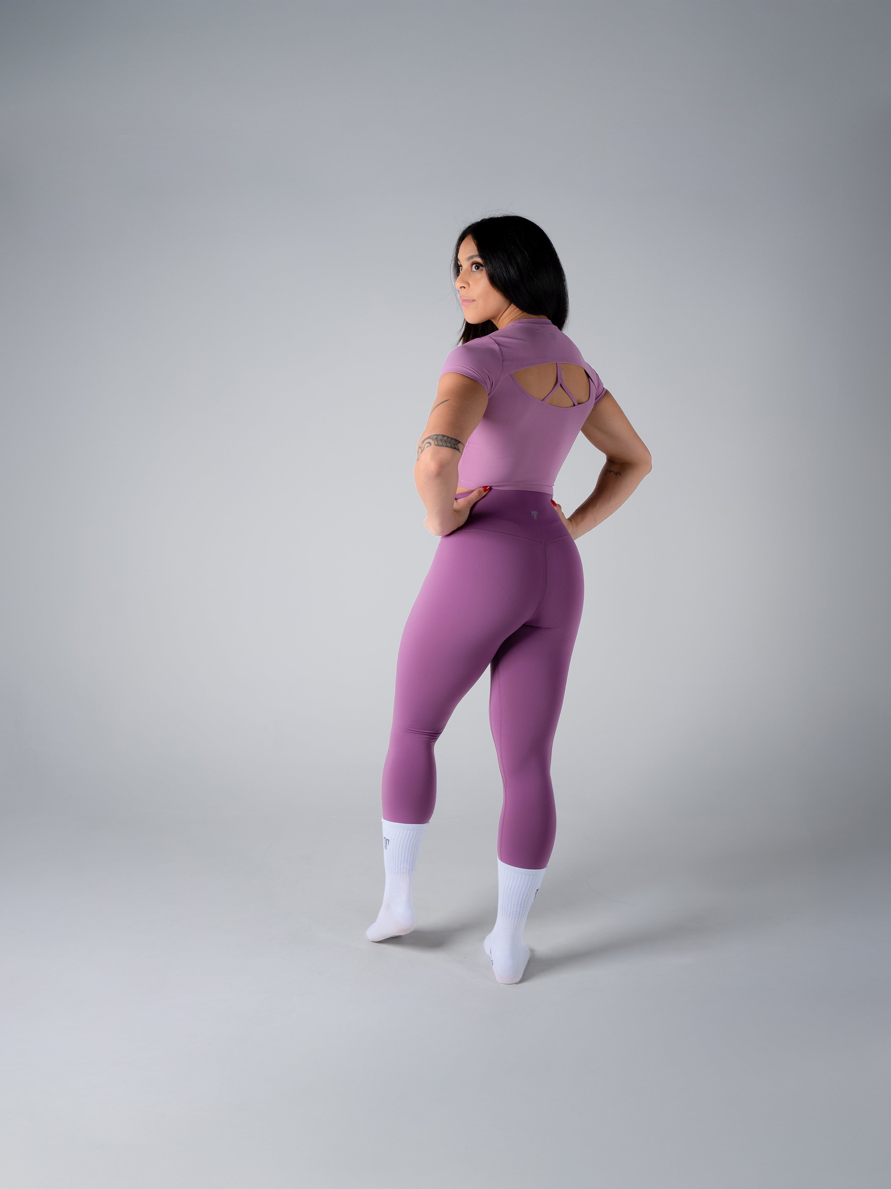 Tri-Active Leggings - Purple - TRIMODE