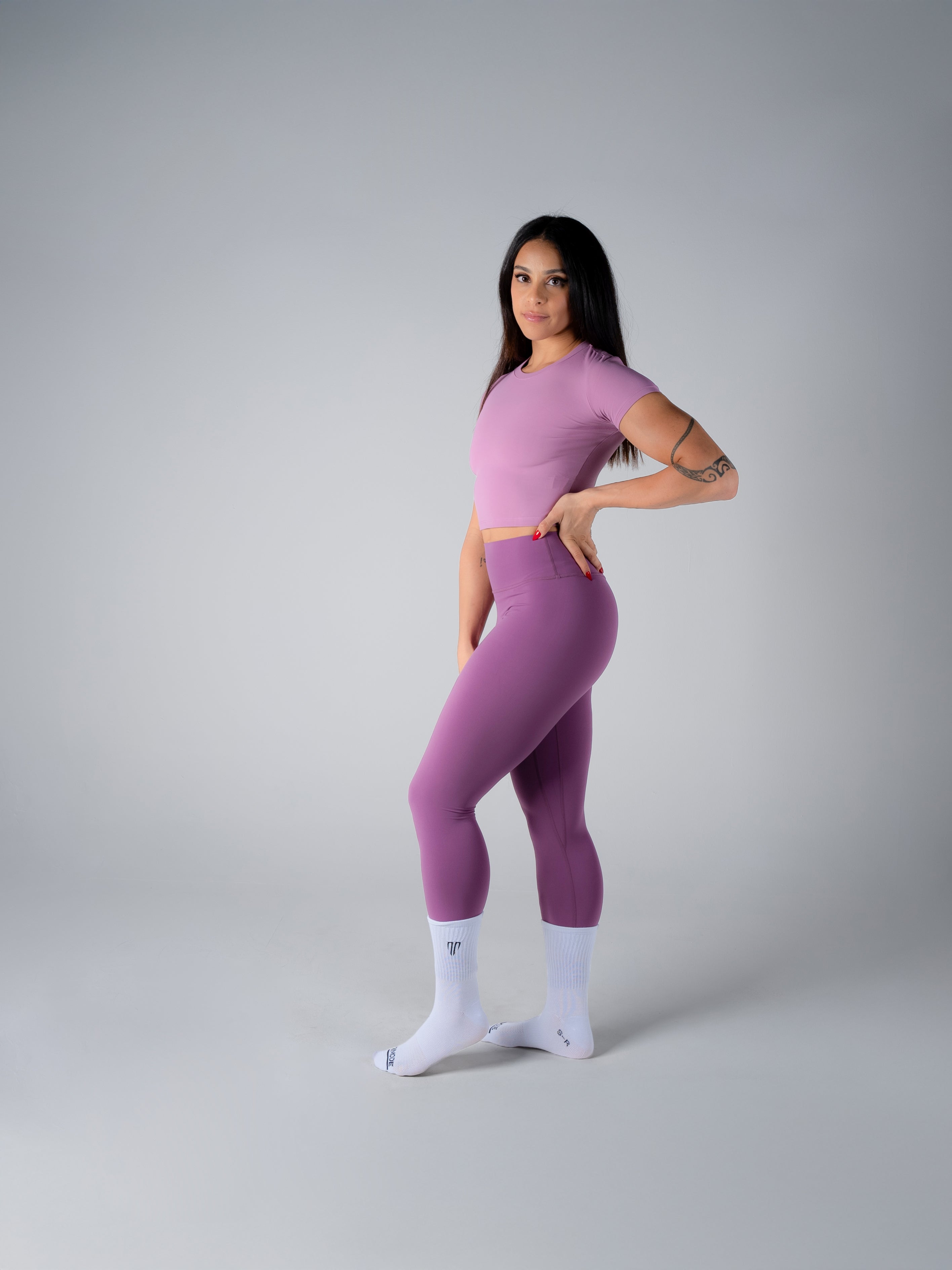 Tri-Active Leggings - Purple - TRIMODE