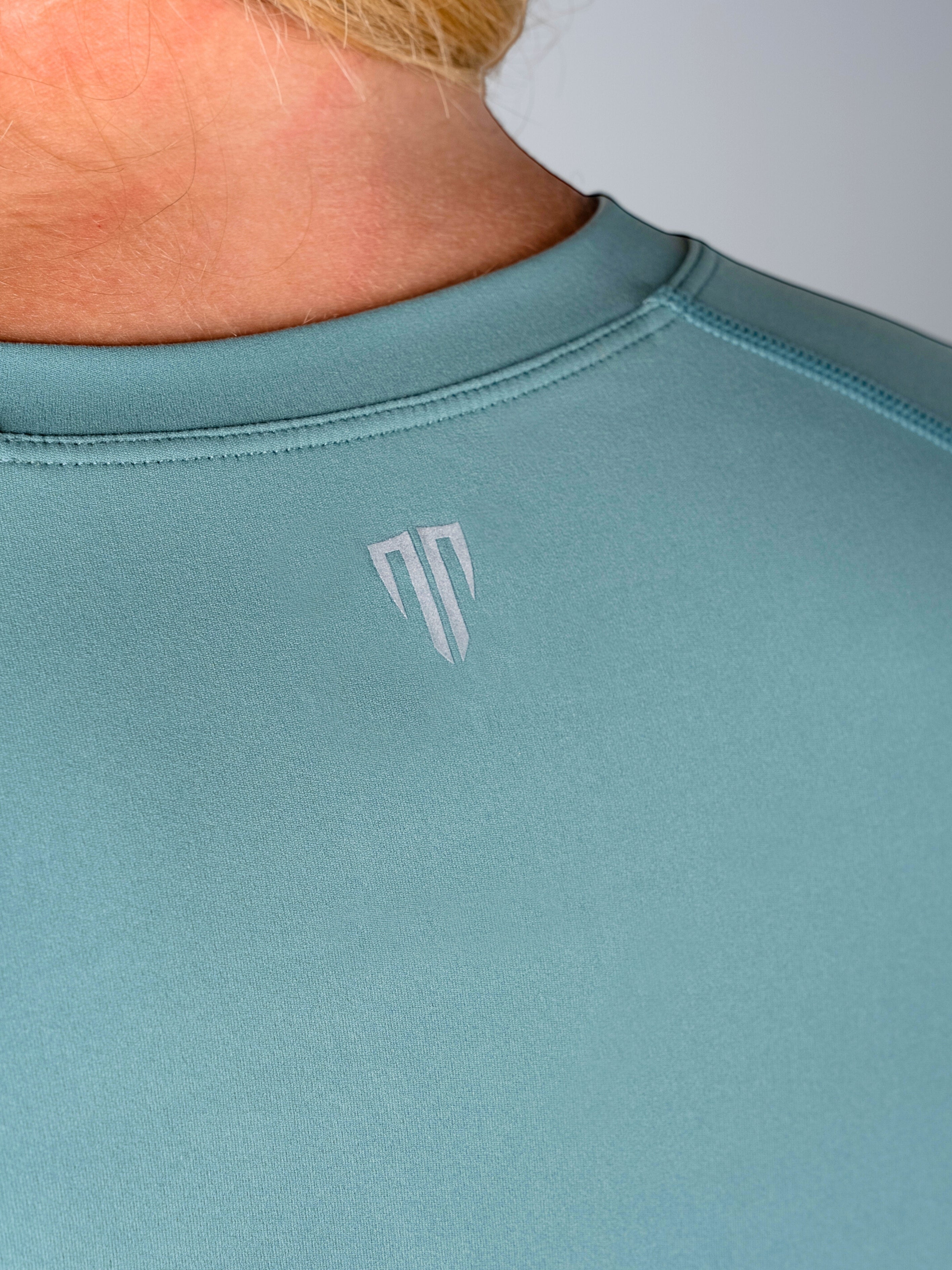 Tri-Active Crop Long Sleeve - Aquamist - TRIMODE