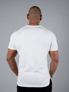 Tri-Motion Curved T-Shirt - White - TRIMODE