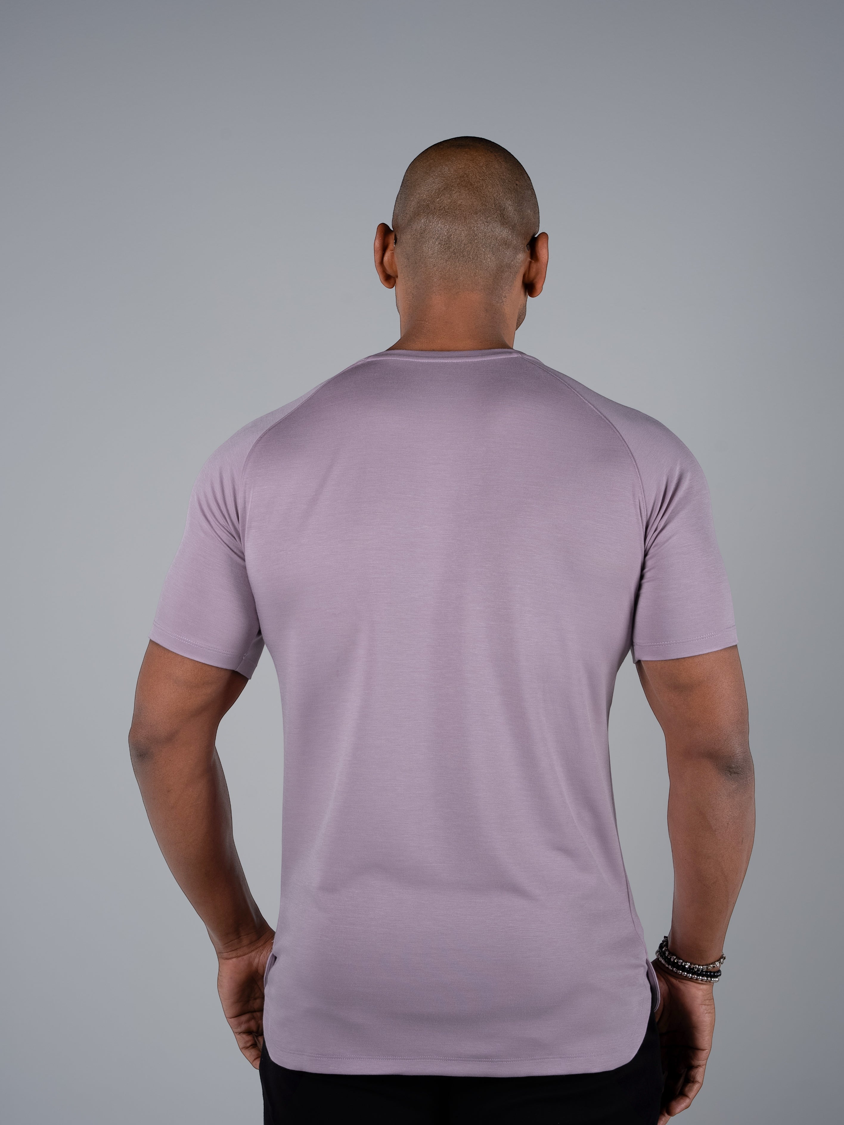 Tri-Motion Curved T-Shirt - Purple Mist - TRIMODE