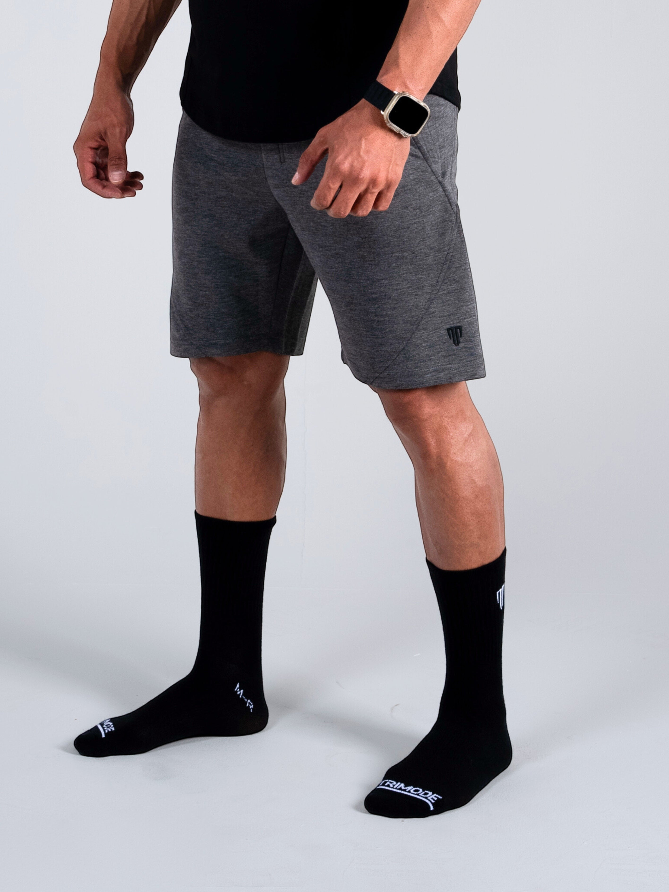 Tri-Core Crew Socks - Black - TRIMODE