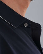Tri-Knit Button Polo - Onyx Black - S - TRIMODE