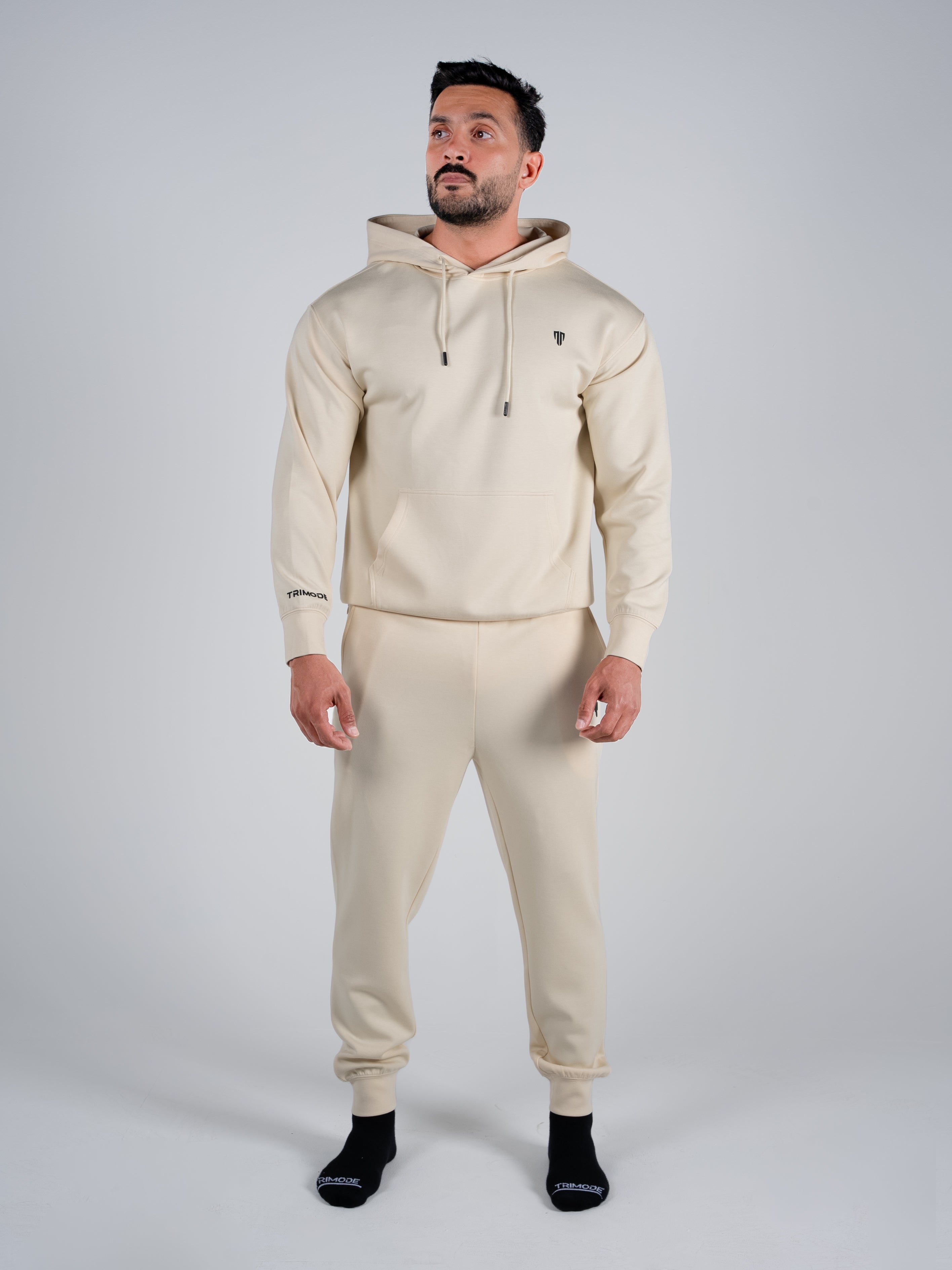Tri-Motion Hoodie - Cream - S - TRIMODE