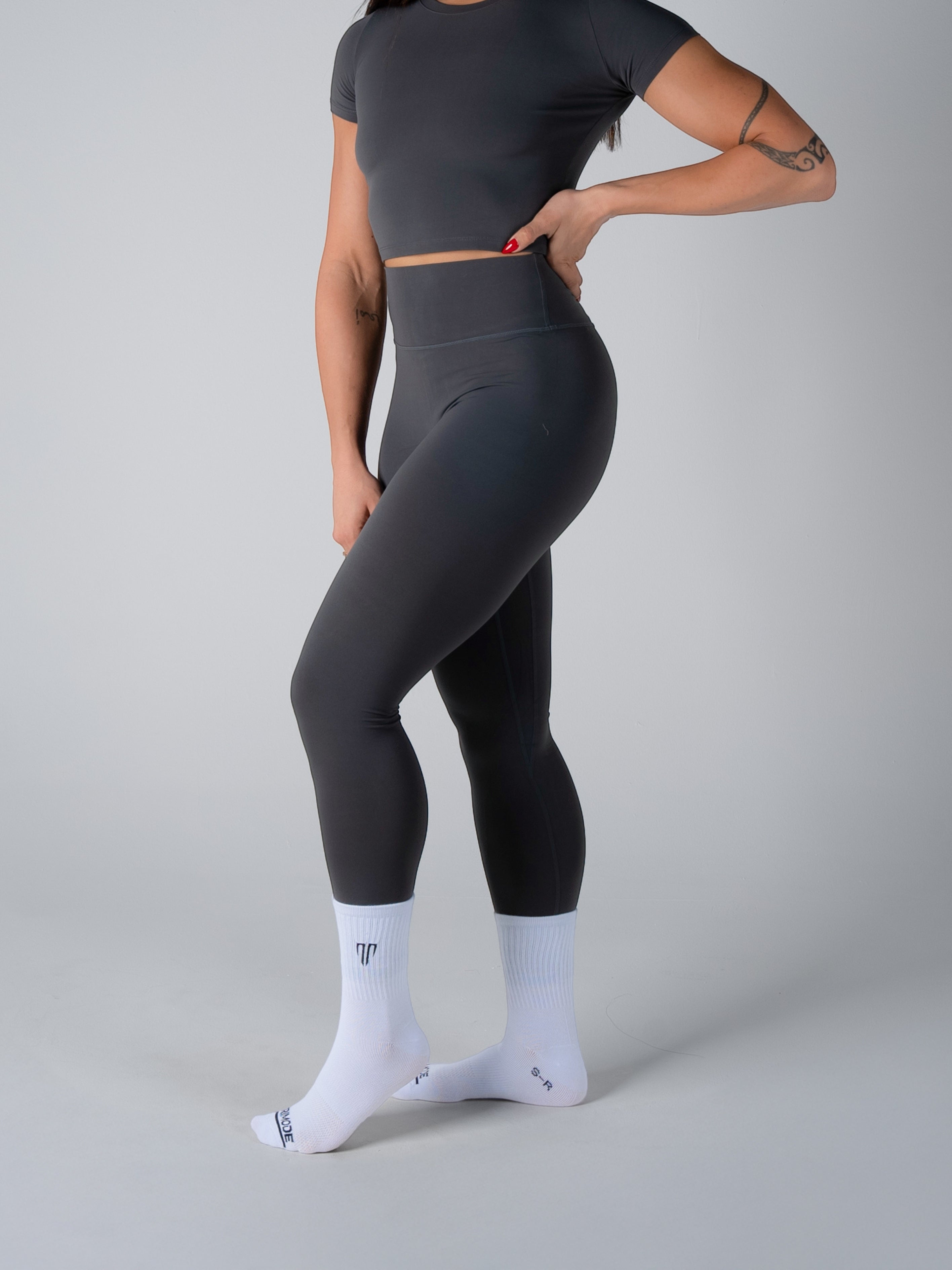 Tri-Active Leggings - Iron Grey - TRIMODE