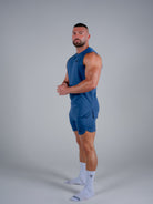 Tri-Motion Tank - Denim Blue - TRIMODE